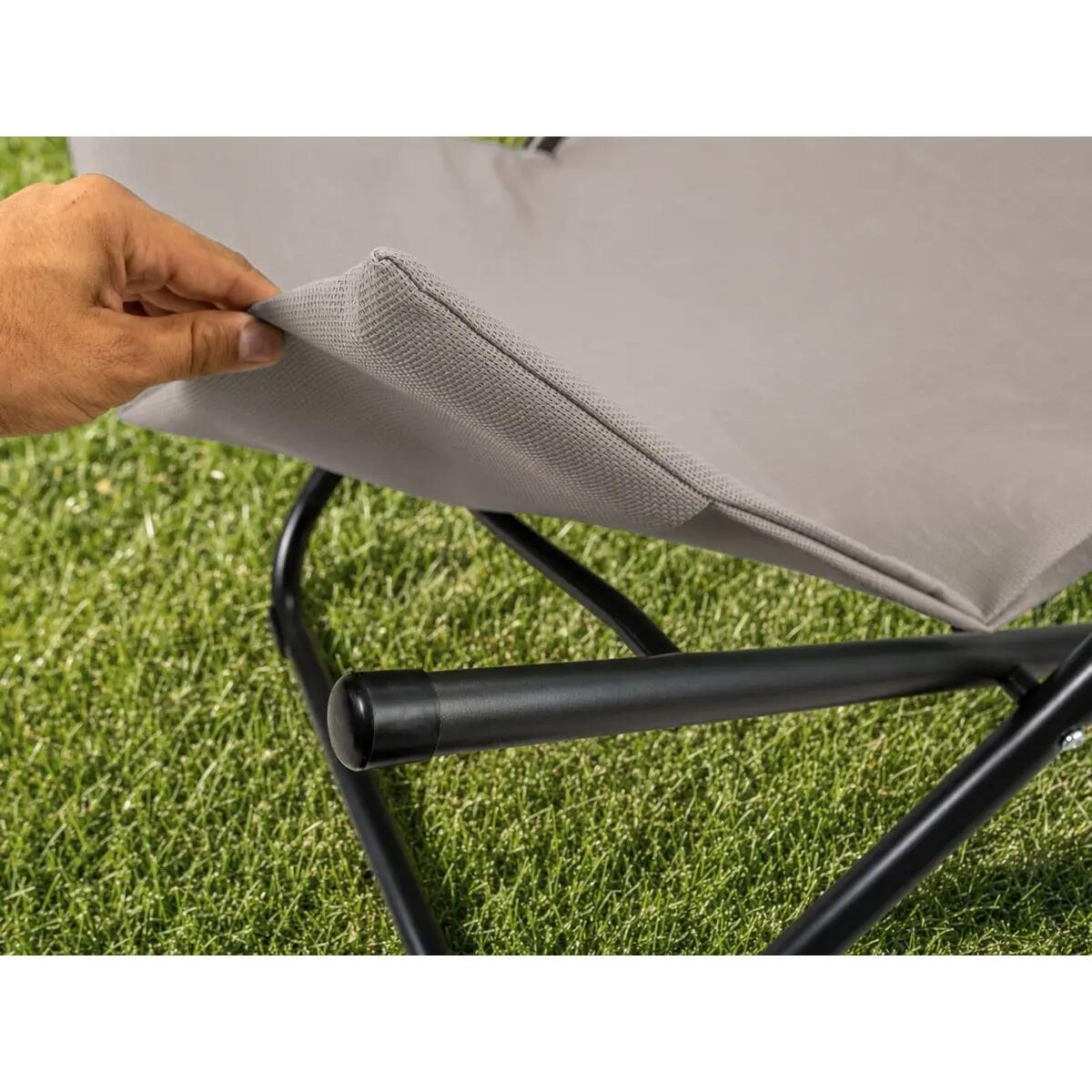 Chaise de camping Solmo - Pliable - Dossier réglable - Max 120 kg 12/15