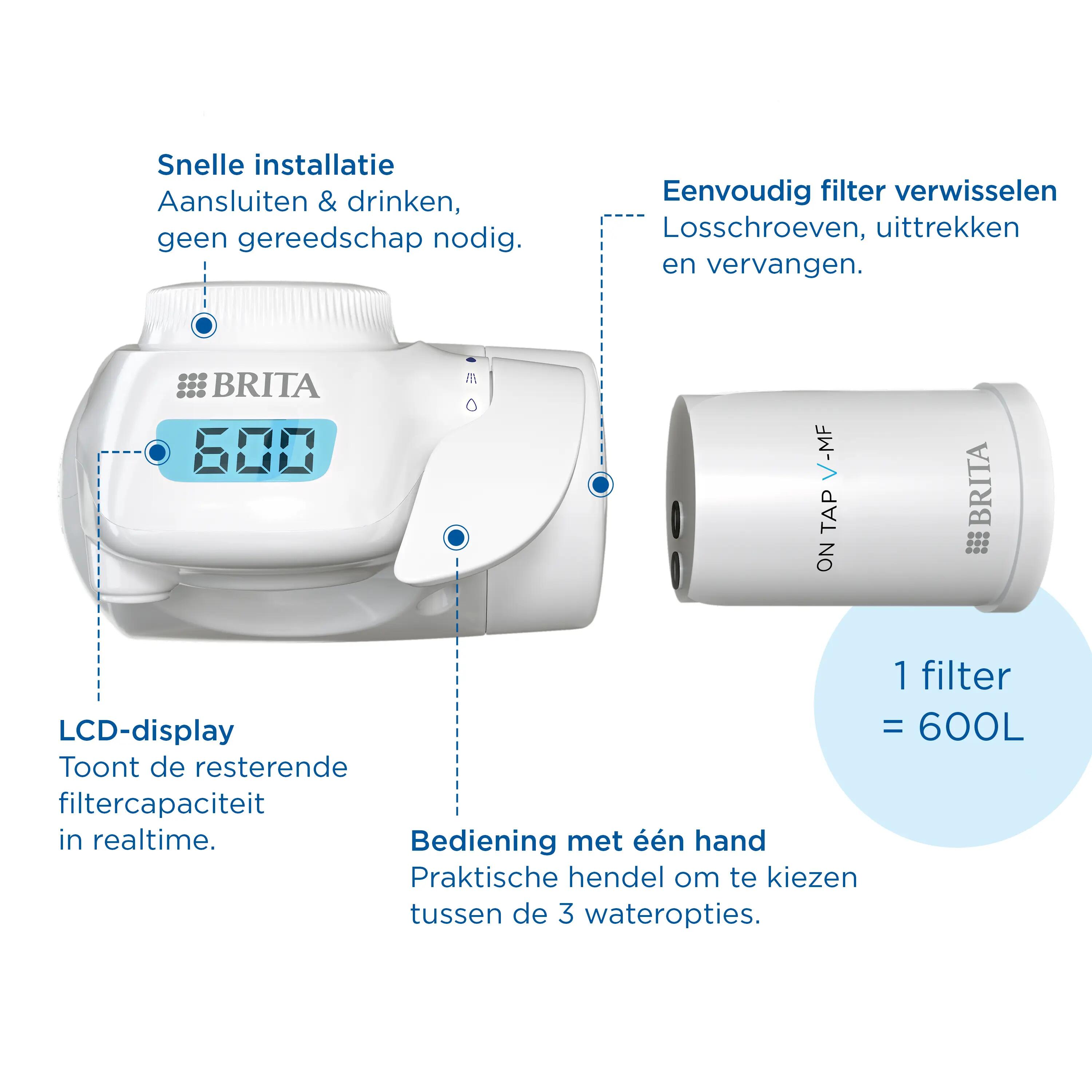 Système de filtration BRITA ON TAP V 3/7