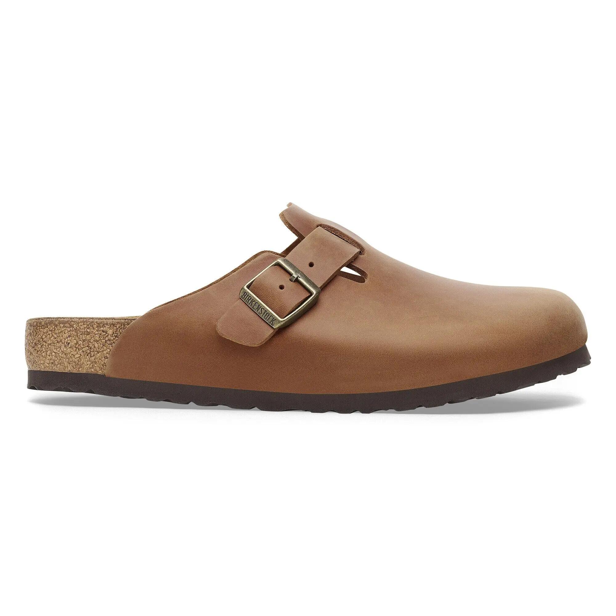Unisex muły Birkenstock Boston brązowe regular 1028179 1/10