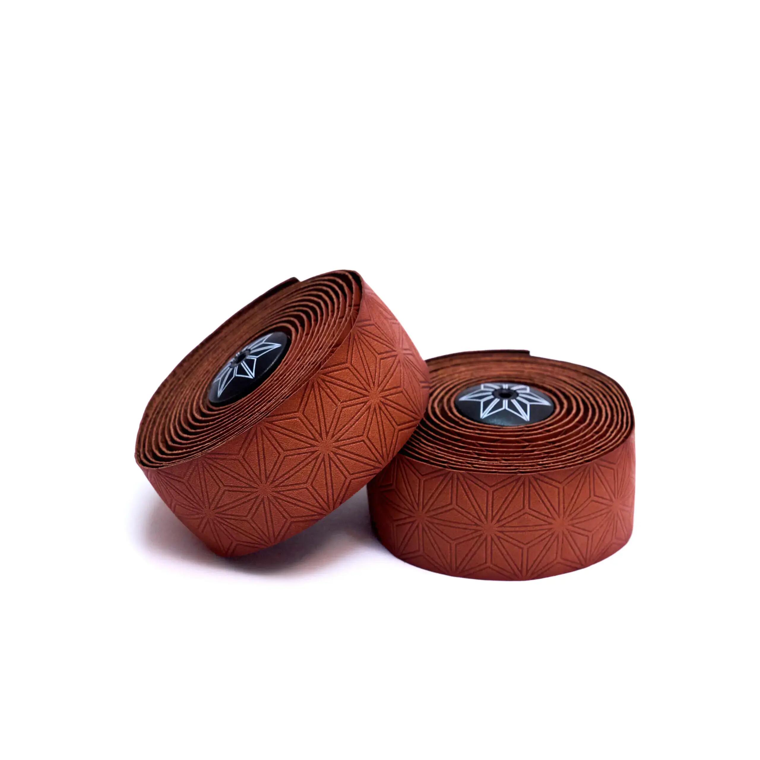 Supacaz Pure Leather Coffee-Wielren stuurlint 6/9