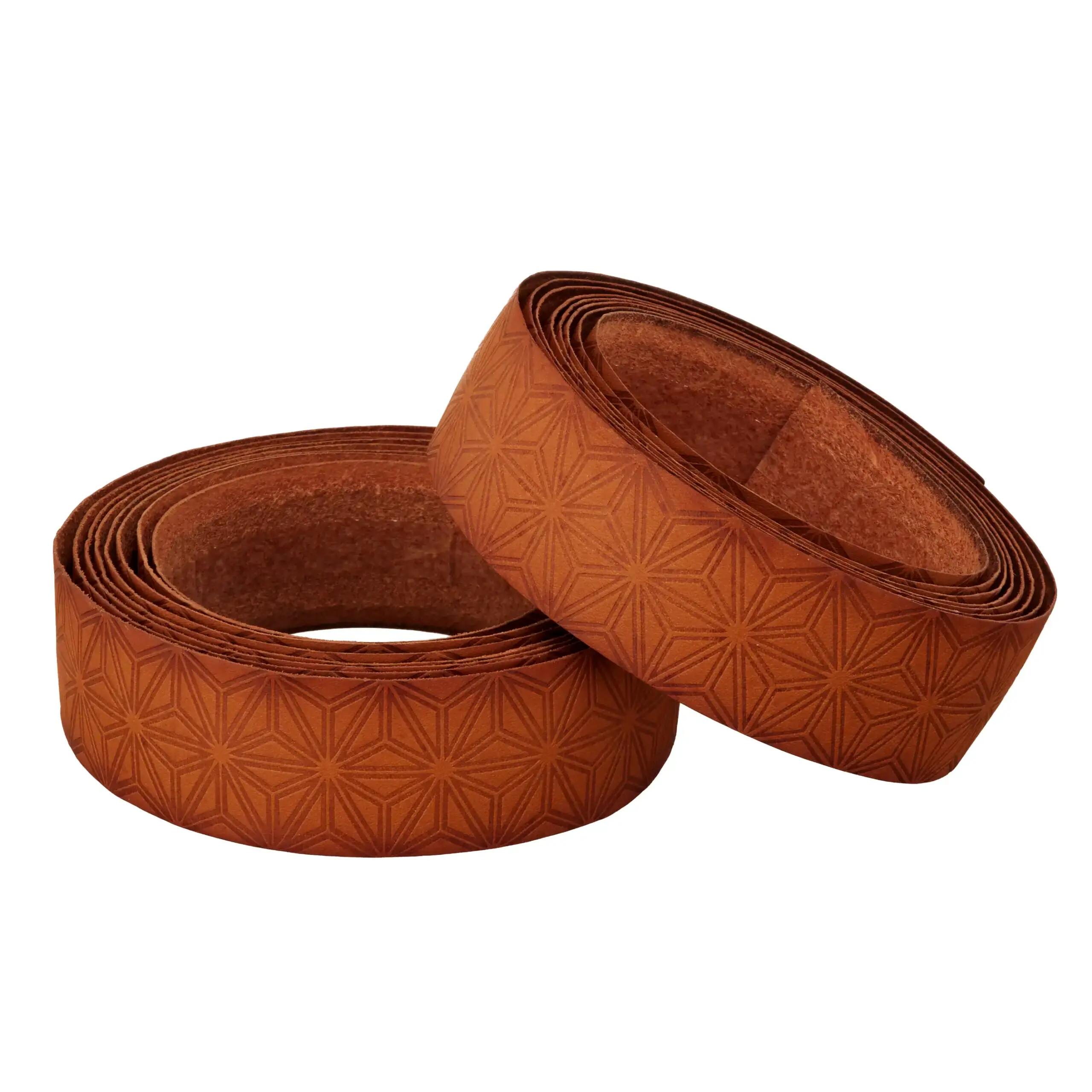 Supacaz Pure Leather Coffee-Wielren stuurlint 5/9