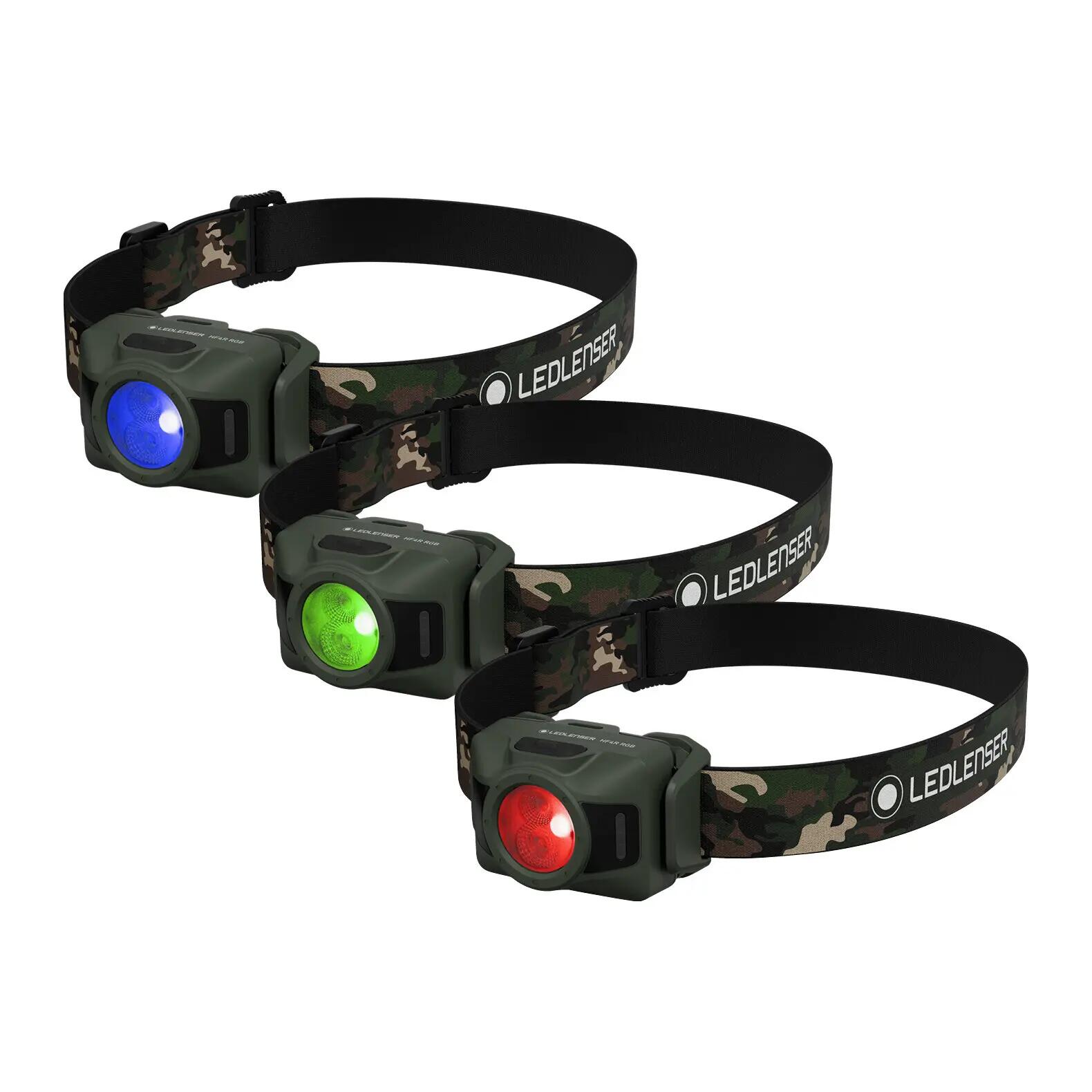 Lampe frontale rechargeable LED, 650lm, 130m, IP67, Camo, HF4R RGB 4/7