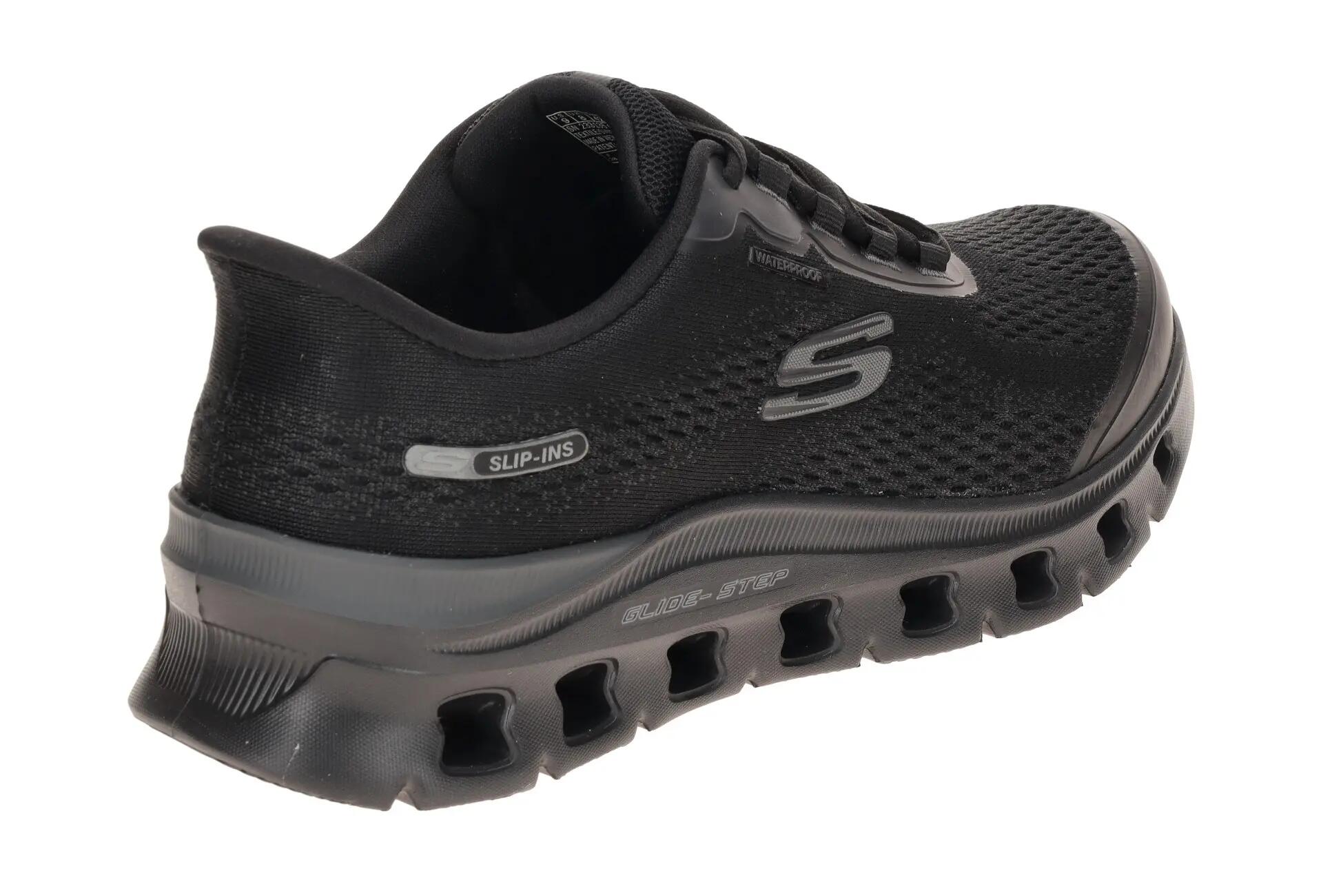 Skechers Glide Step Pro Schuhe schwarz SLIP-INS Waterproof 233135 4/7