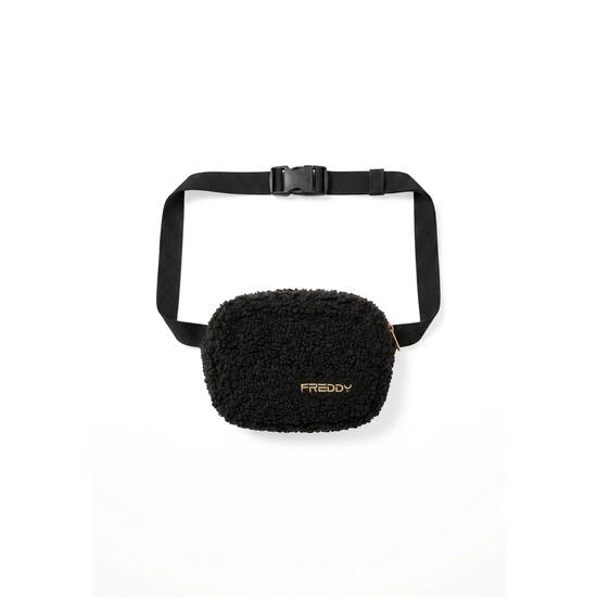 Borsa a Tracolla in Pelliccia Sherpa da Donna