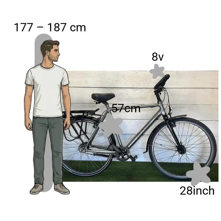 Bicicletta usata Jan Janssen Sport Touring Bike 2/4