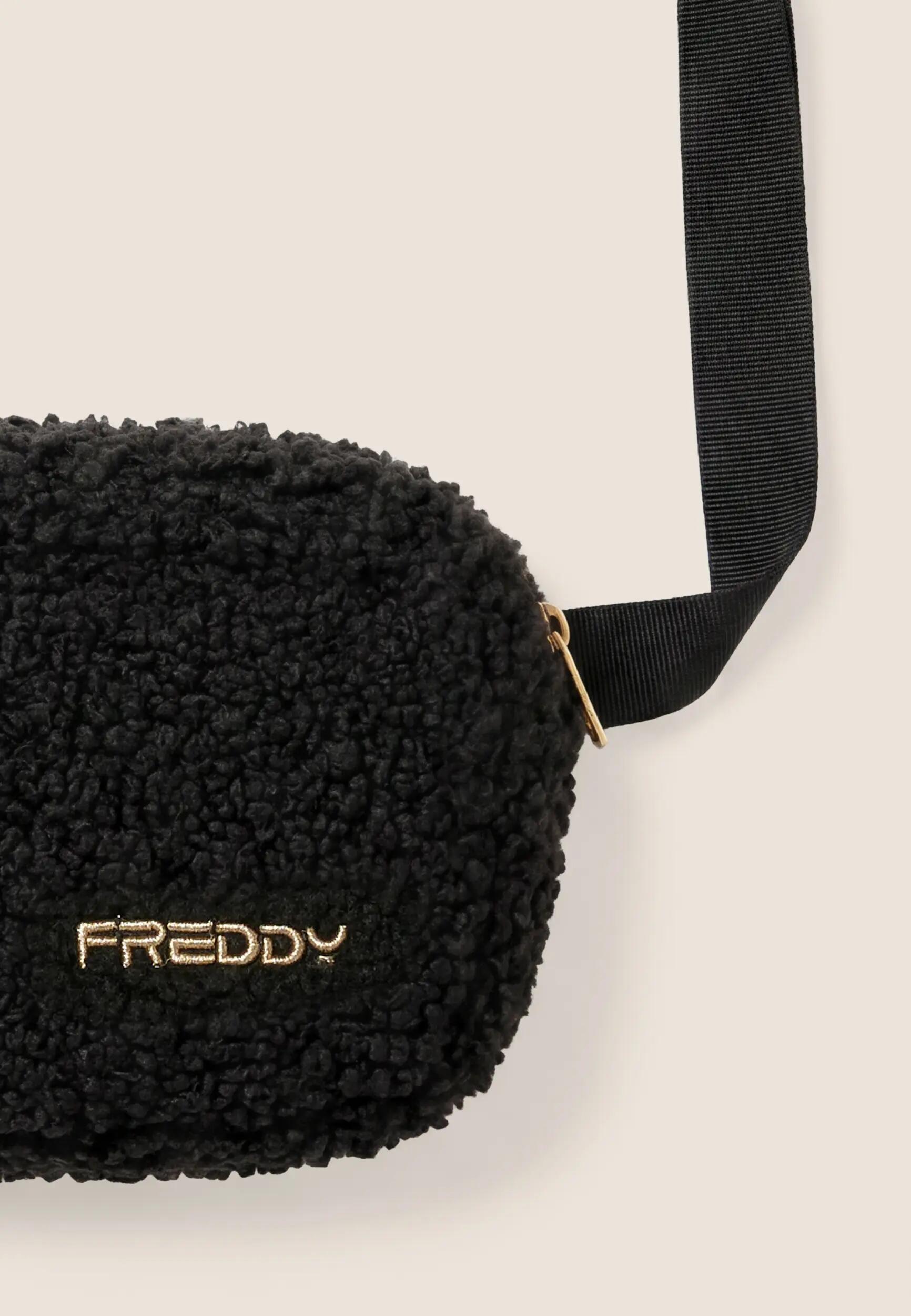 Sac à bandoulière en fourrure de tissu Sherpa pour femmes 2/3