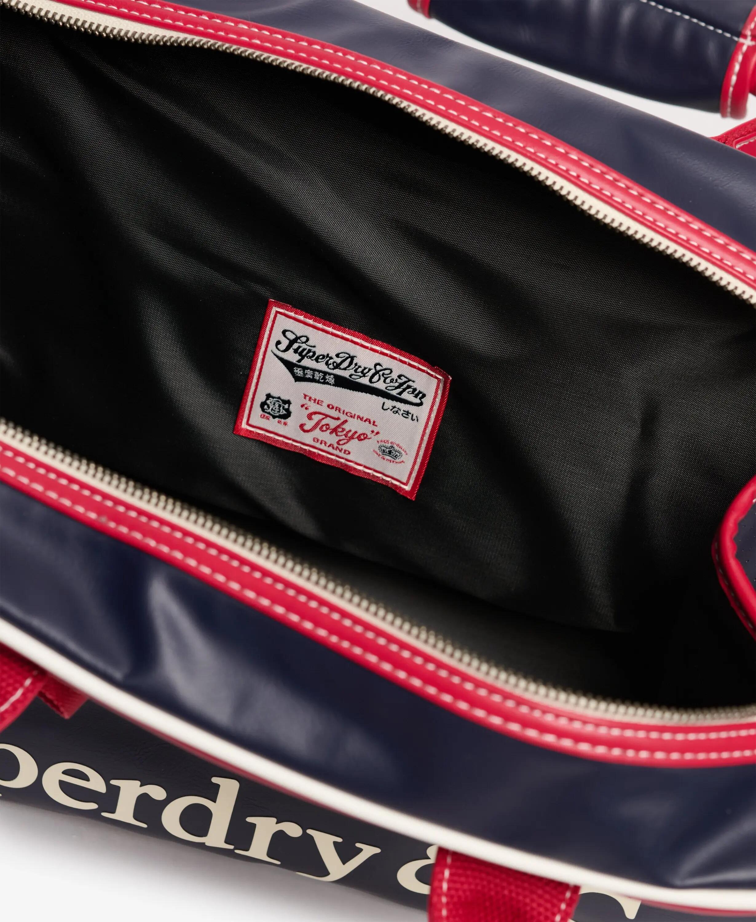 superdry Heritage Retro borsa da palestra in poliestere – BLUE/RED 4/6