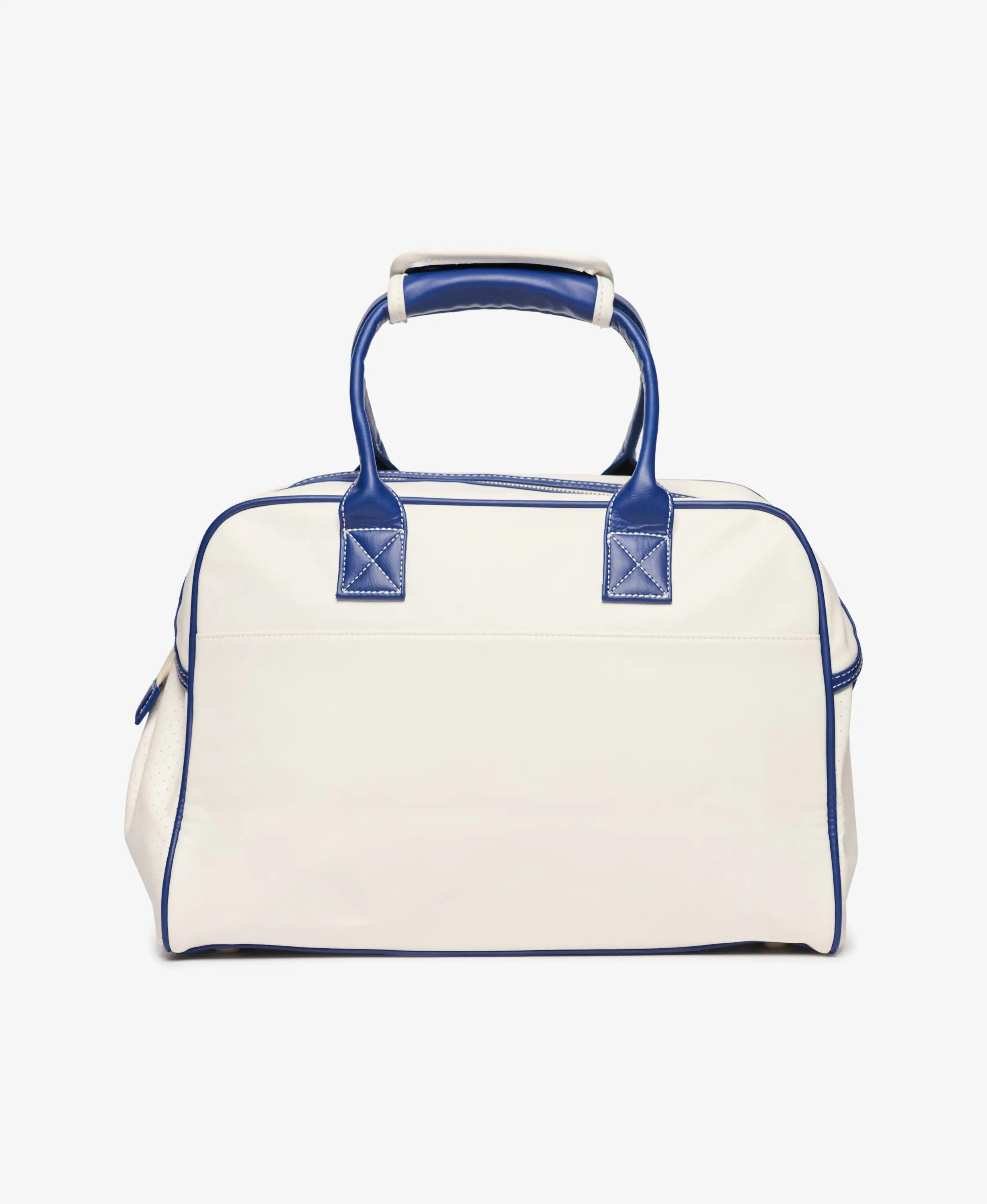 superdry Heritage Retro borsa da palestra in poliestere – WHITE/BLUE 3/6