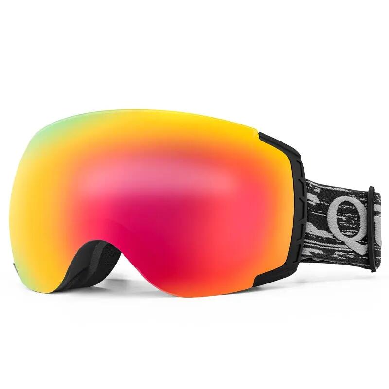 Ochelari de schi Qunature, anti-ceață și UV400, negru