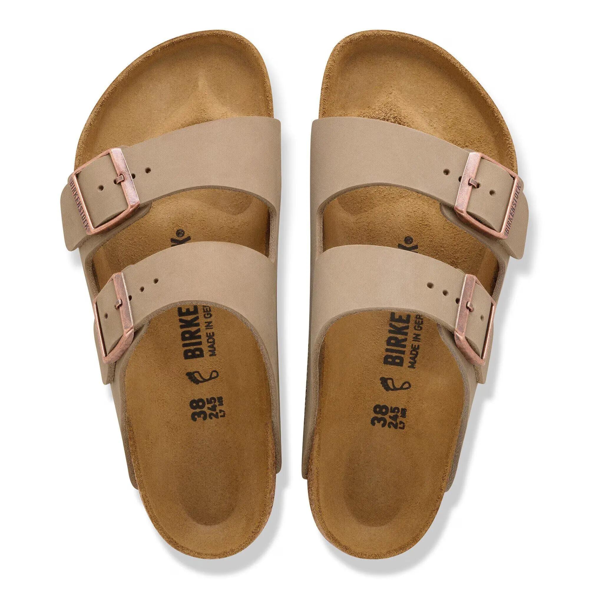 Unisex sandały Birkenstock Arizona brązowe regular 0352201 2/12