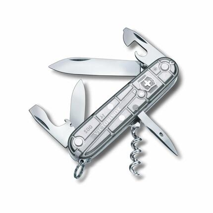 Spartan Couteau de Poche Suisse, Léger, Multitool, 12 Fonctions, Lame, Ouvre