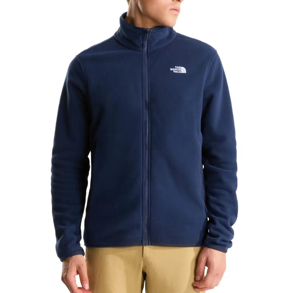 Giacca The North Face Modello M Glacier Flc Jkt Colore Blu 3/5