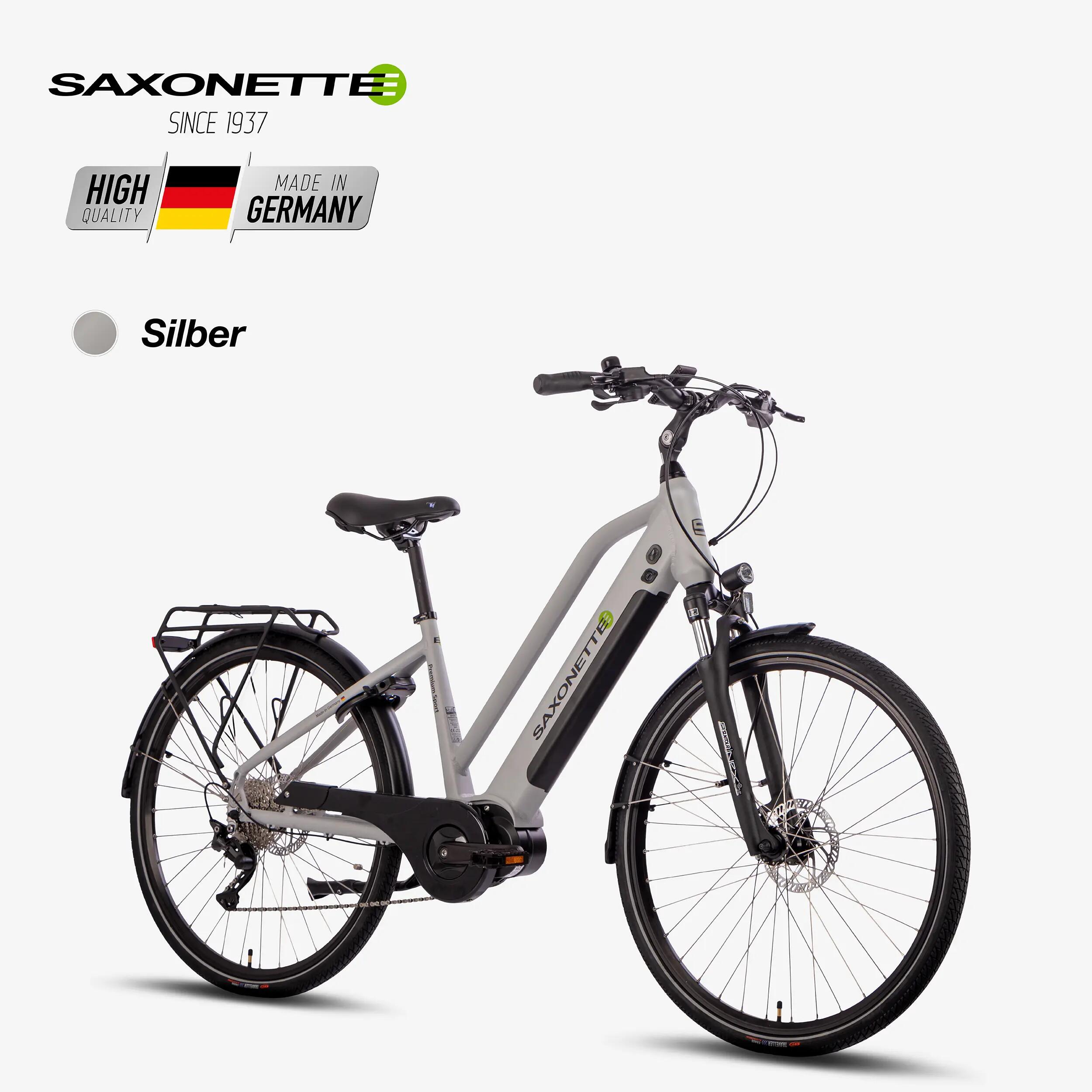 PREMIUM SPORT TRAPEZ E-Bike 250W Motore Centrale 90Nm, 522Wh, Shimano Deore 2/2