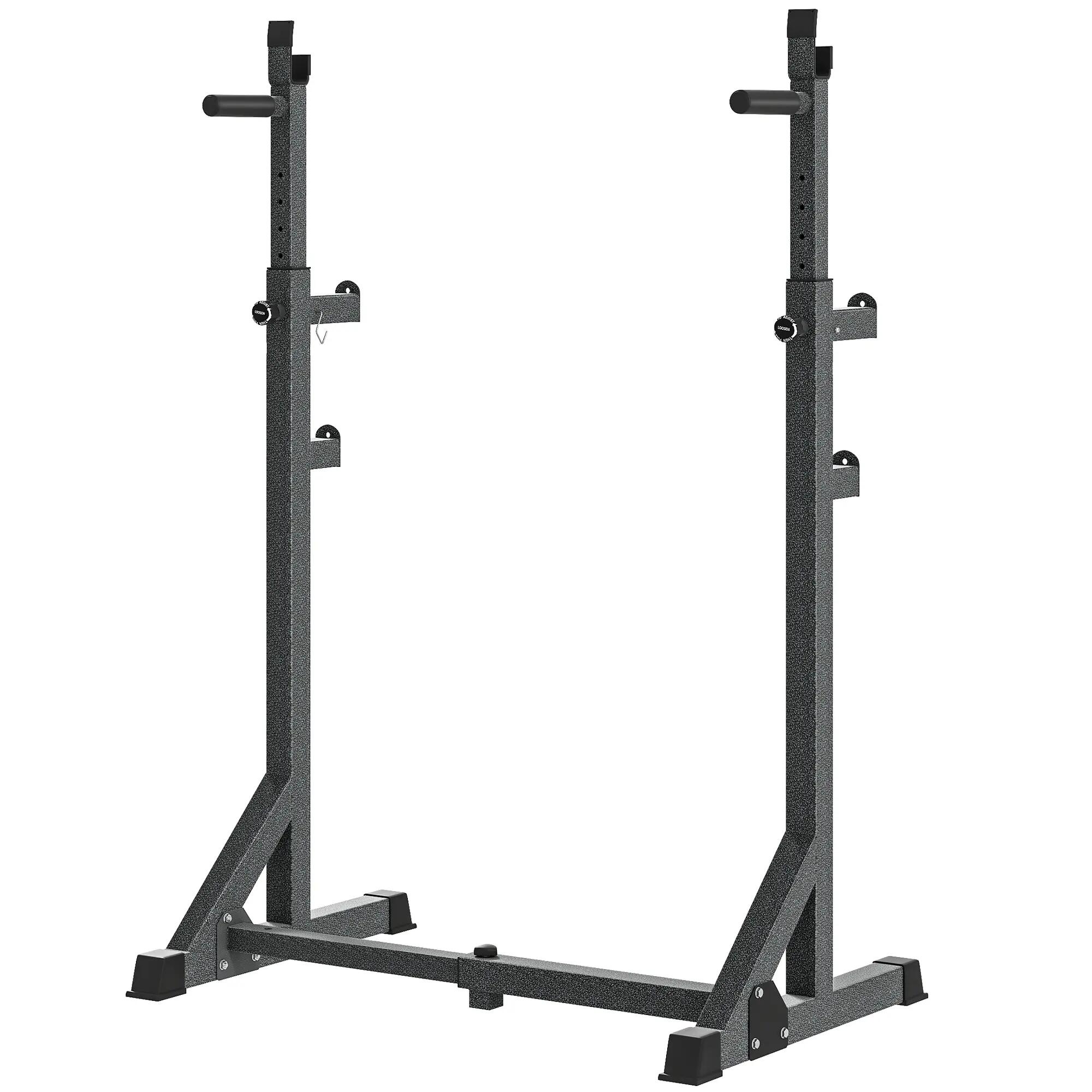 Support pour barres de musculation réglable en largeur et en hauteur, structure 2/9
