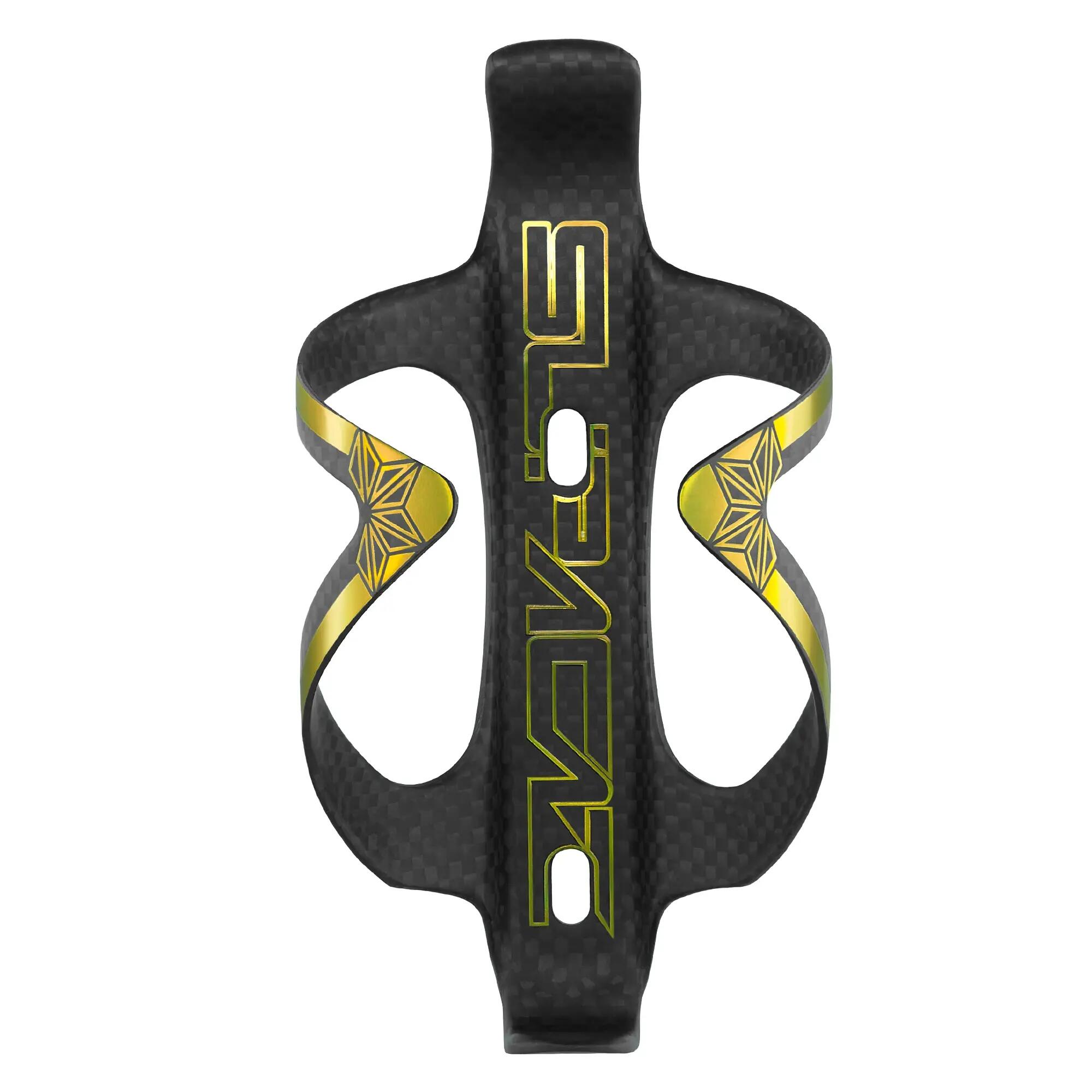 Supacaz Fly Cage Carbon Gold-Portaborraccia per bicicletta 3/5