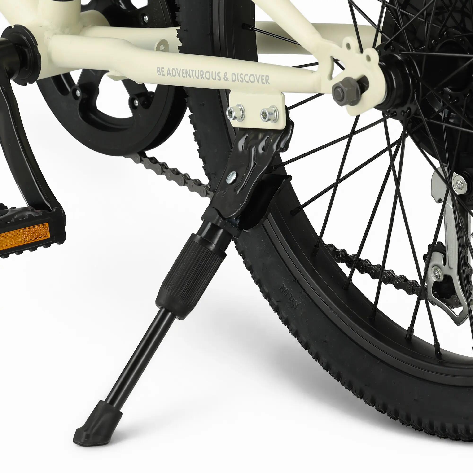 Deryan VTT Enfant 20 Pouces - Réglable - Crème 7/8