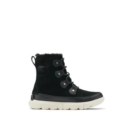 Wanderschuhe Sorel Explorer II Joan Leder Schwarz