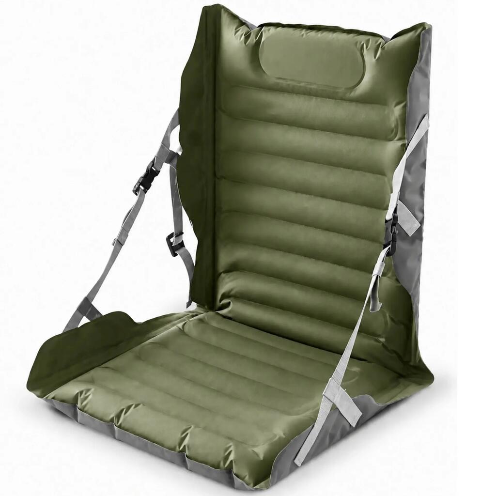 Inflatable outdoor seat multifunctional - manual self-inflation, adjustable