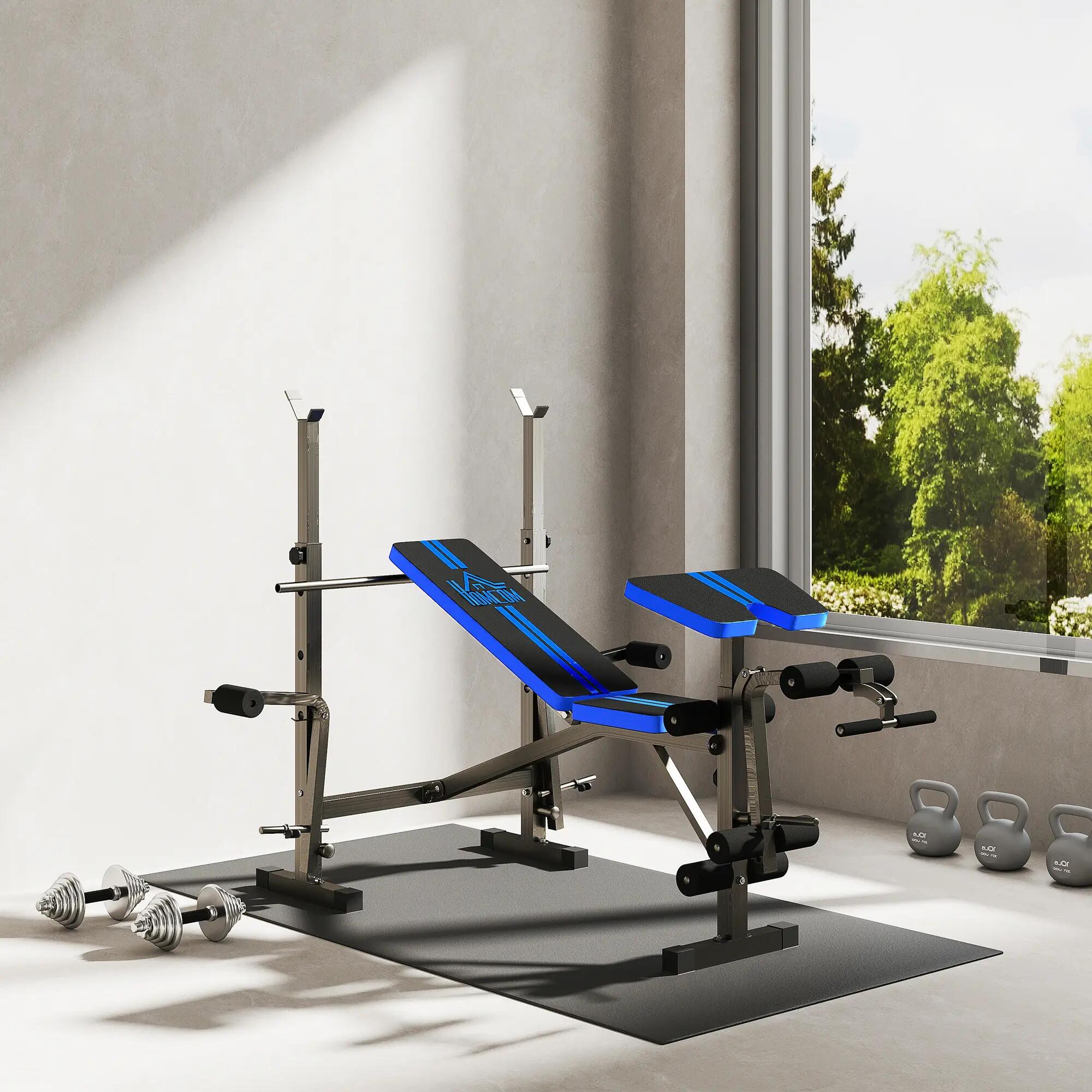 MATEIN Banc de musculation - Fitness - Réglable - Noir 4/6