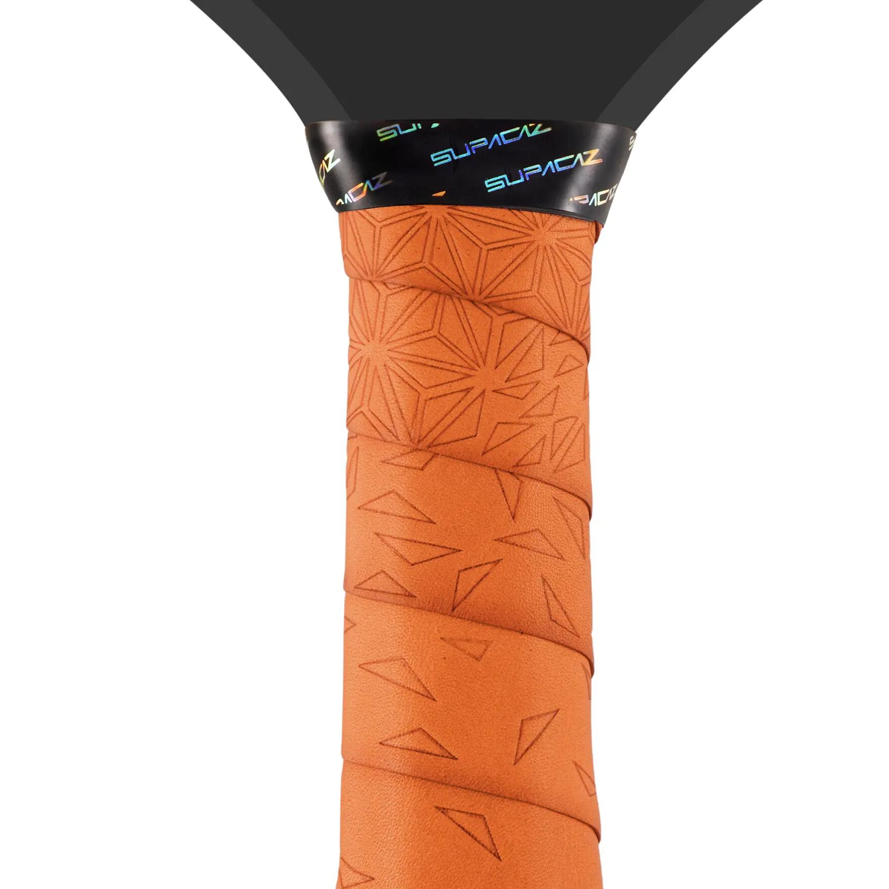 Supacaz Pure Leather Tan Grip de substituição para pickleball- 3/5