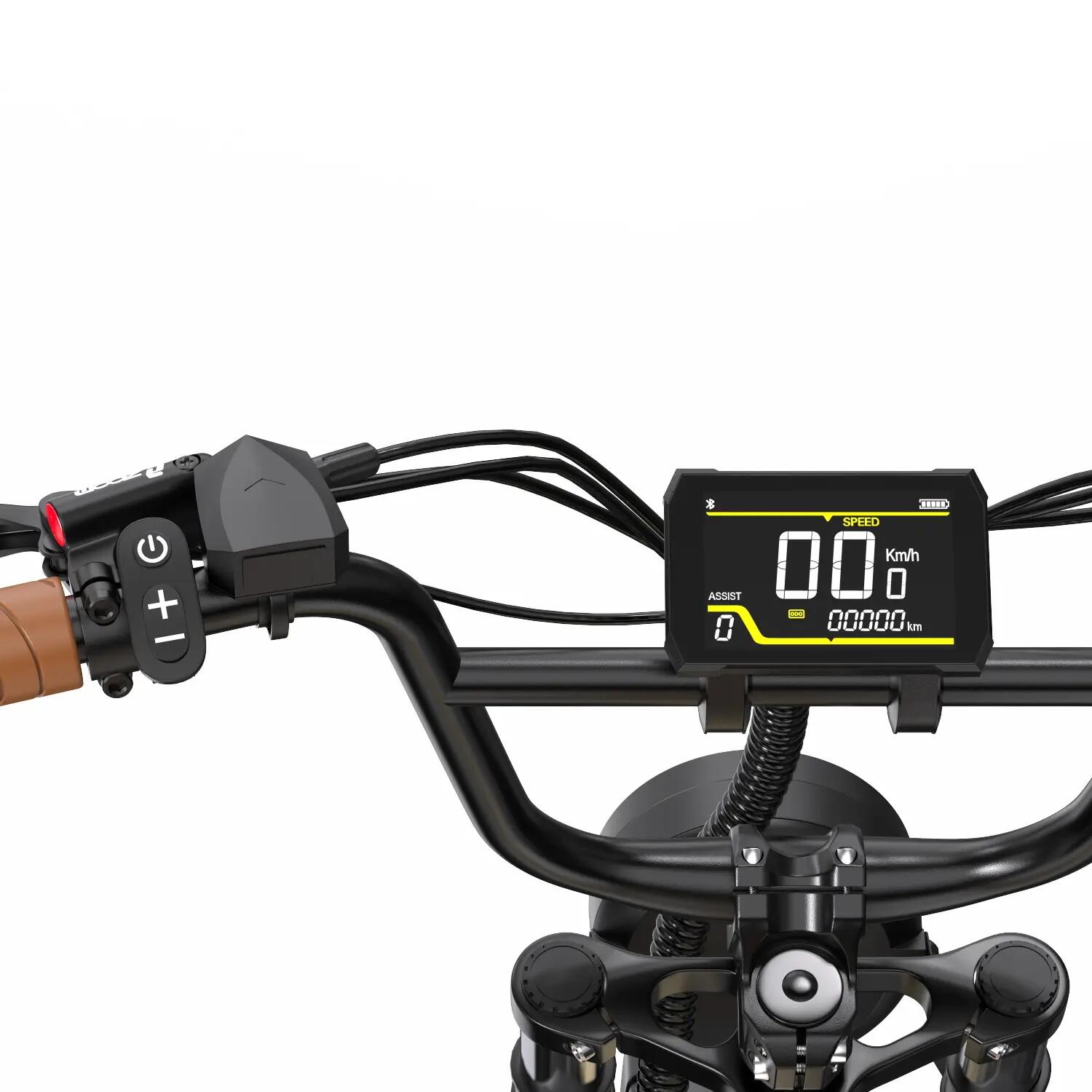 ONESPORT W77 Bicicleta fat, 48V 18Ah, 20 polegadas, travões hidráulicos 14/15