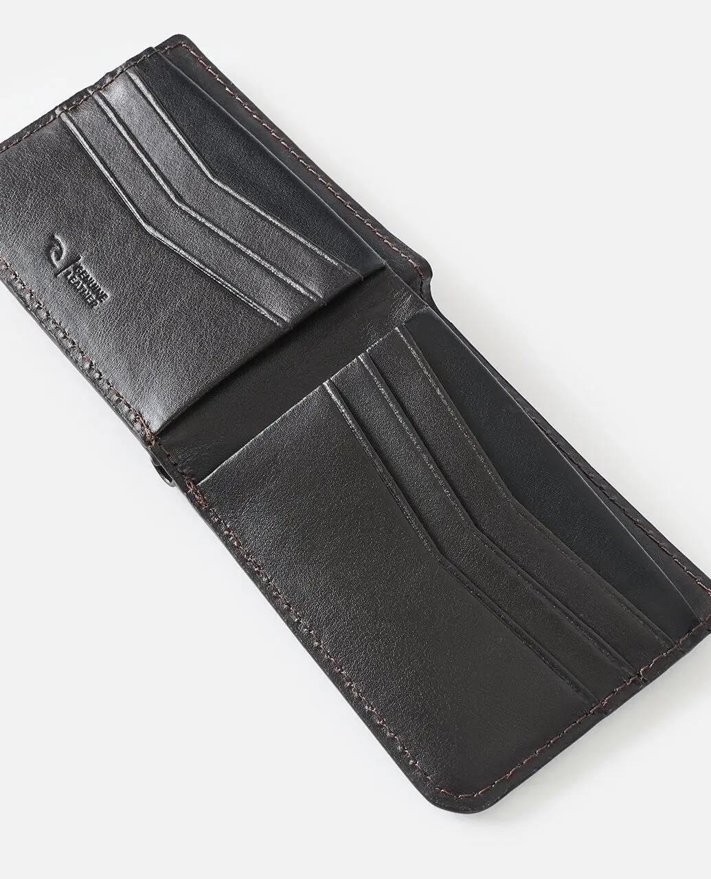 Portefeuille Homme Premium Surf RFID Slim - Marron 4/4