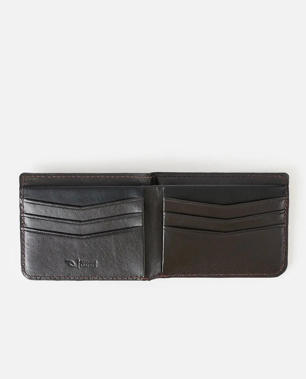 Portefeuille Homme Premium Surf RFID Slim - Marron 3/4