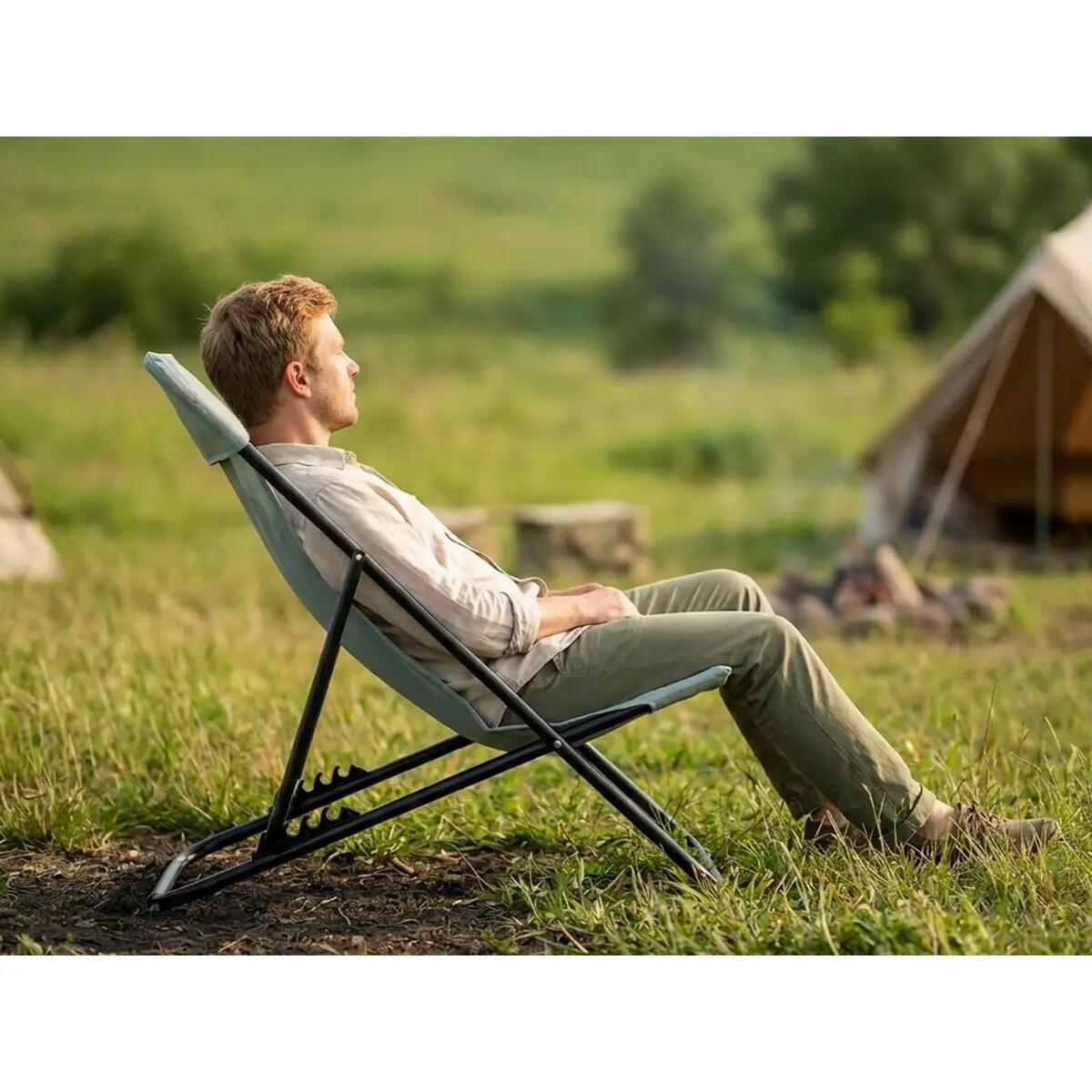 Chaise de camping Solmo - Pliable - Dossier réglable - Max 120 kg 2/15