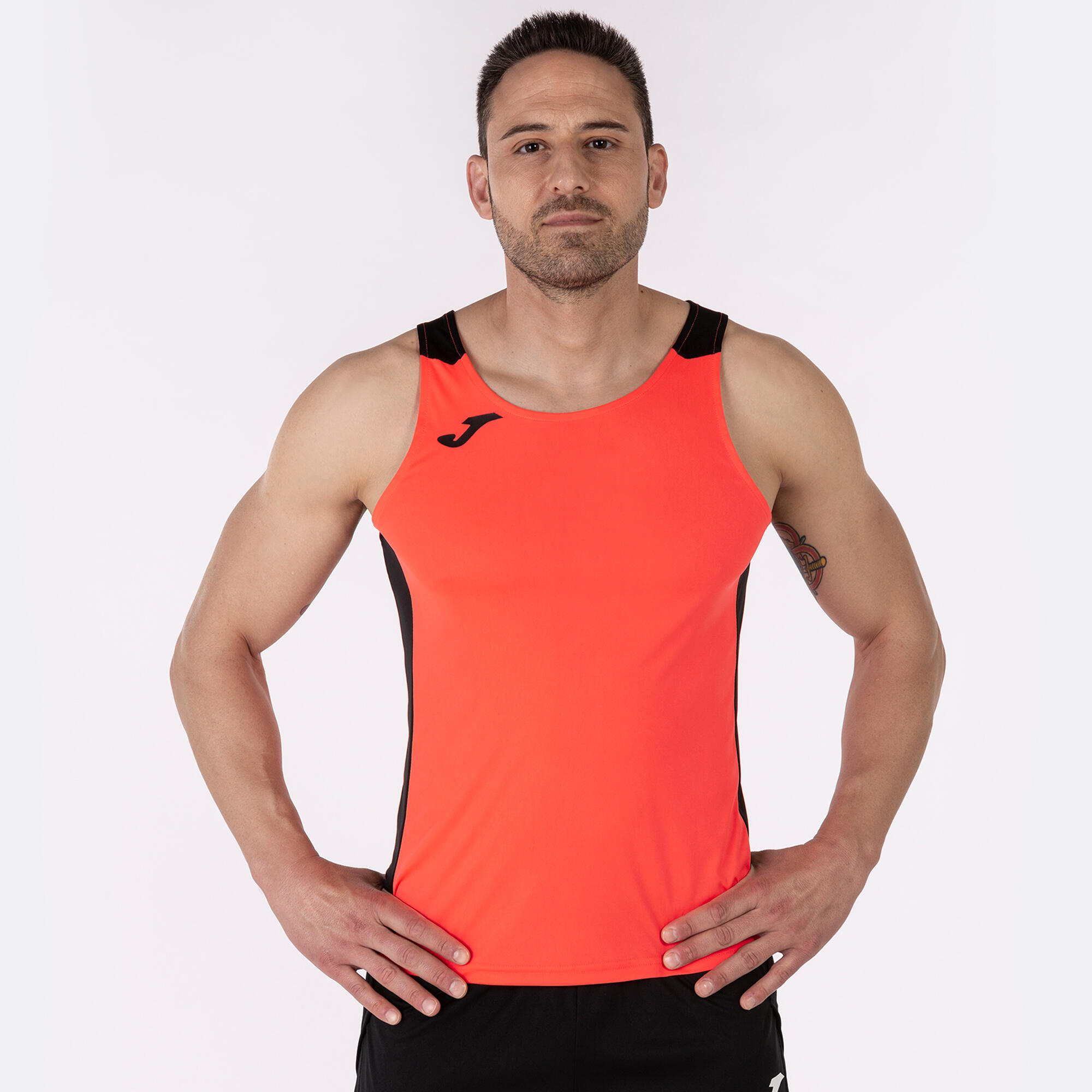 Débardeur Running Enfants Joma Record II Corail Fluo 2/5