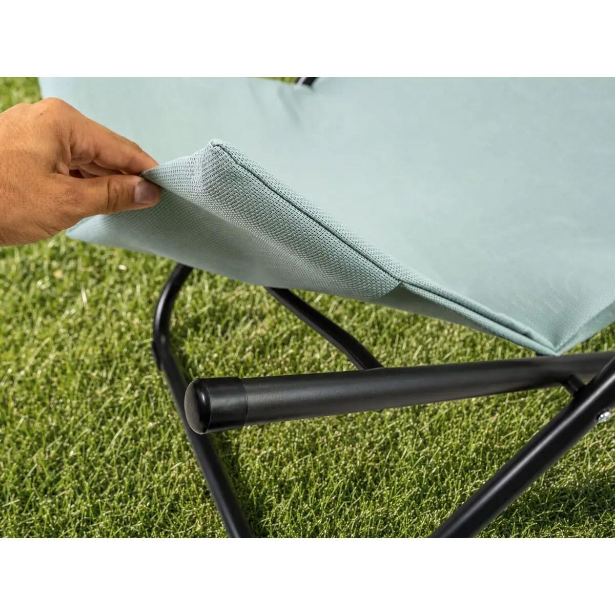 Chaise de camping Solmo - Pliable - Dossier réglable - Max 120 kg 12/15