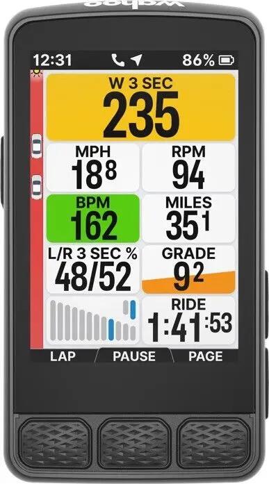 Radar et Éclairage Arrière Wahoo Fitness Trackr Radar 5/5