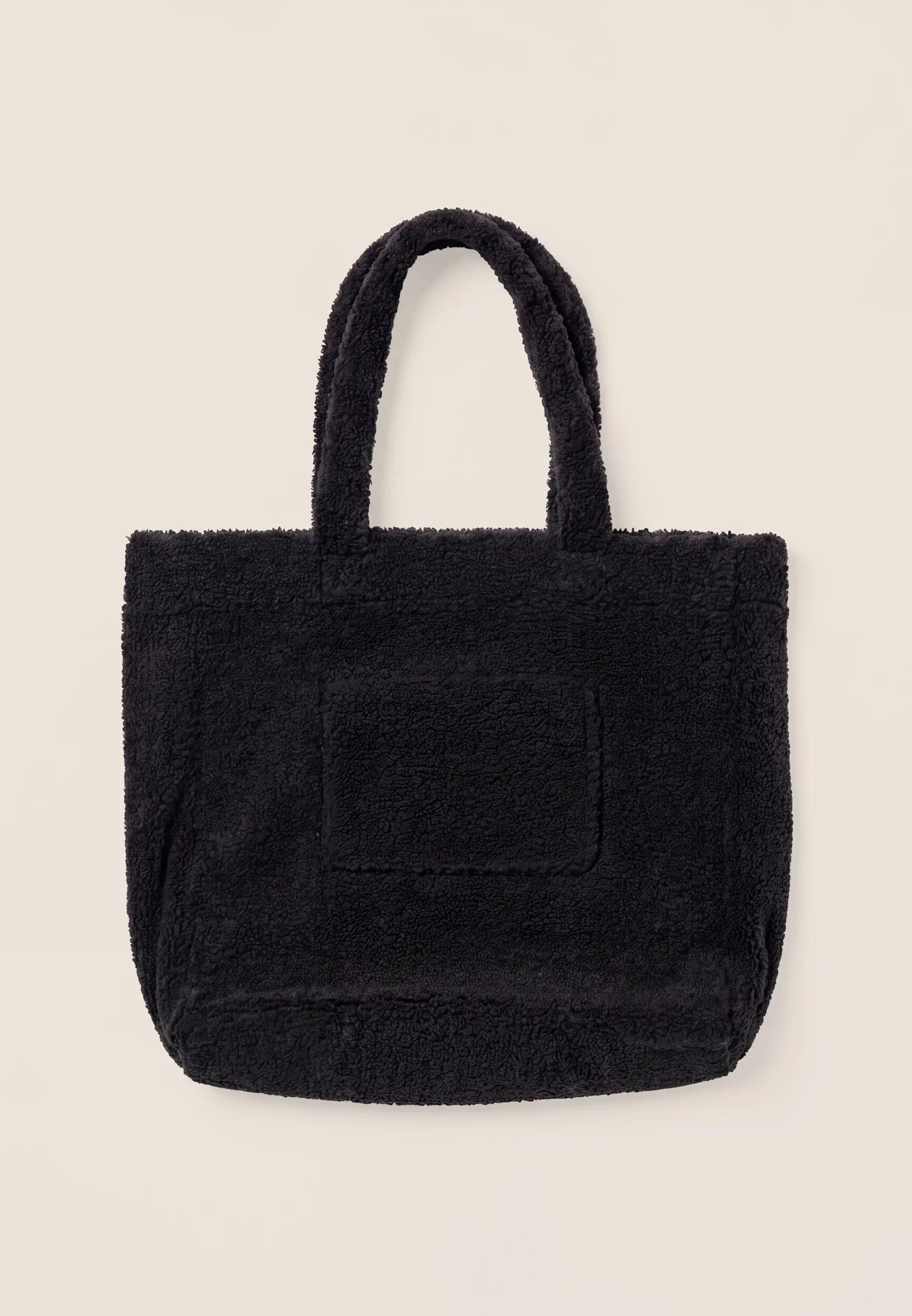 Borsa Tote in Pelliccia Sherpa da Donna 3/3