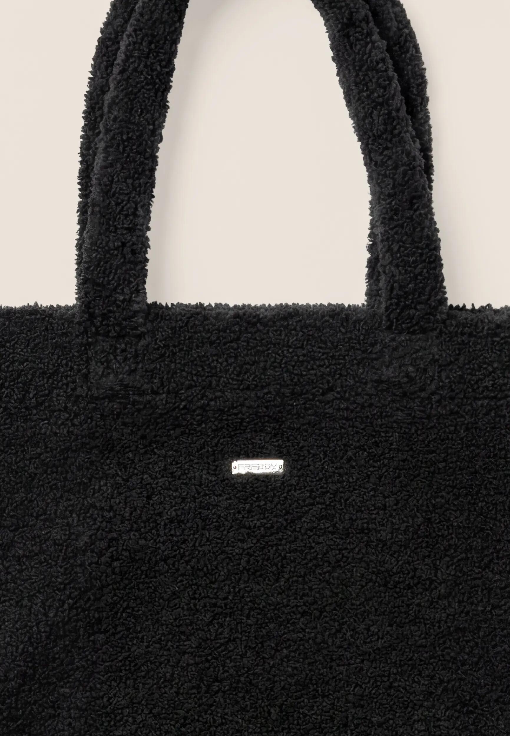 Borsa Tote in Pelliccia Sherpa da Donna 2/3