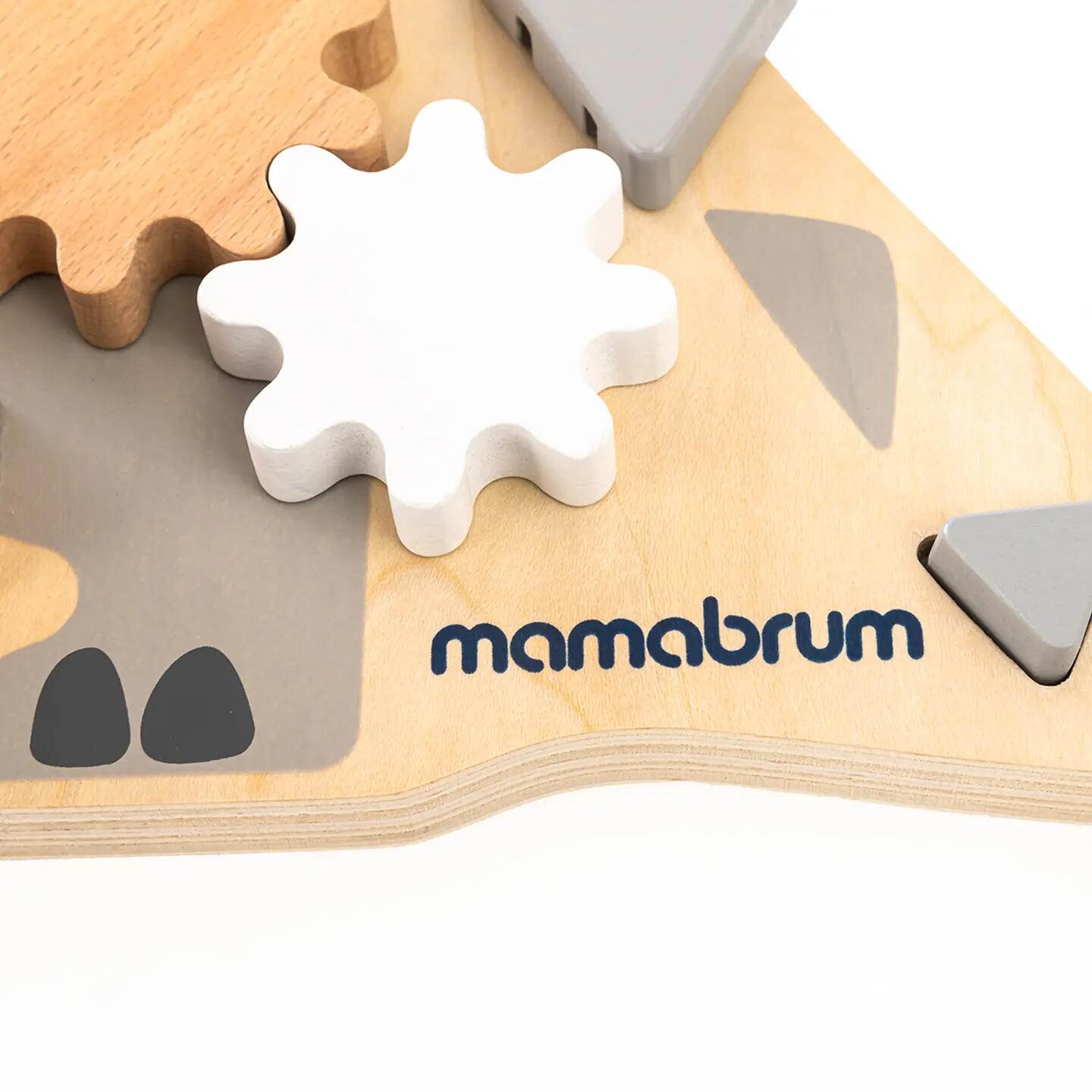 Tablica manipulacyjna dla dzieci drewniana sensoryczna 10 w 1 Montessori 14/14