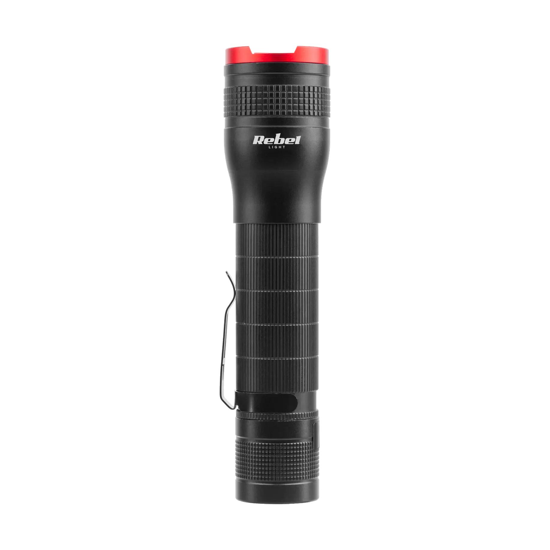 Akumulatorowa latarka ręczna 800lm 10W aluminium Rebel 2/6