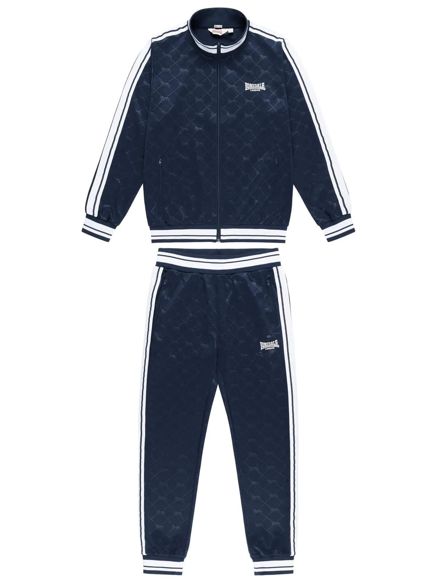 Lonsdale Tracksuit Ashwell 117277 Navy/White-XXL 2/7
