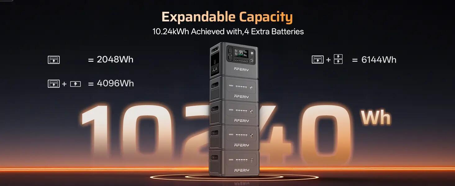 Station électrique portable P280 -2800W - 2048Wh - Recharge 1,5h (MPPT 1200W) 11/15