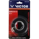 victor GR233-3 Overgrip en polyester pour raquettes – 1001C Black (C) 3/3