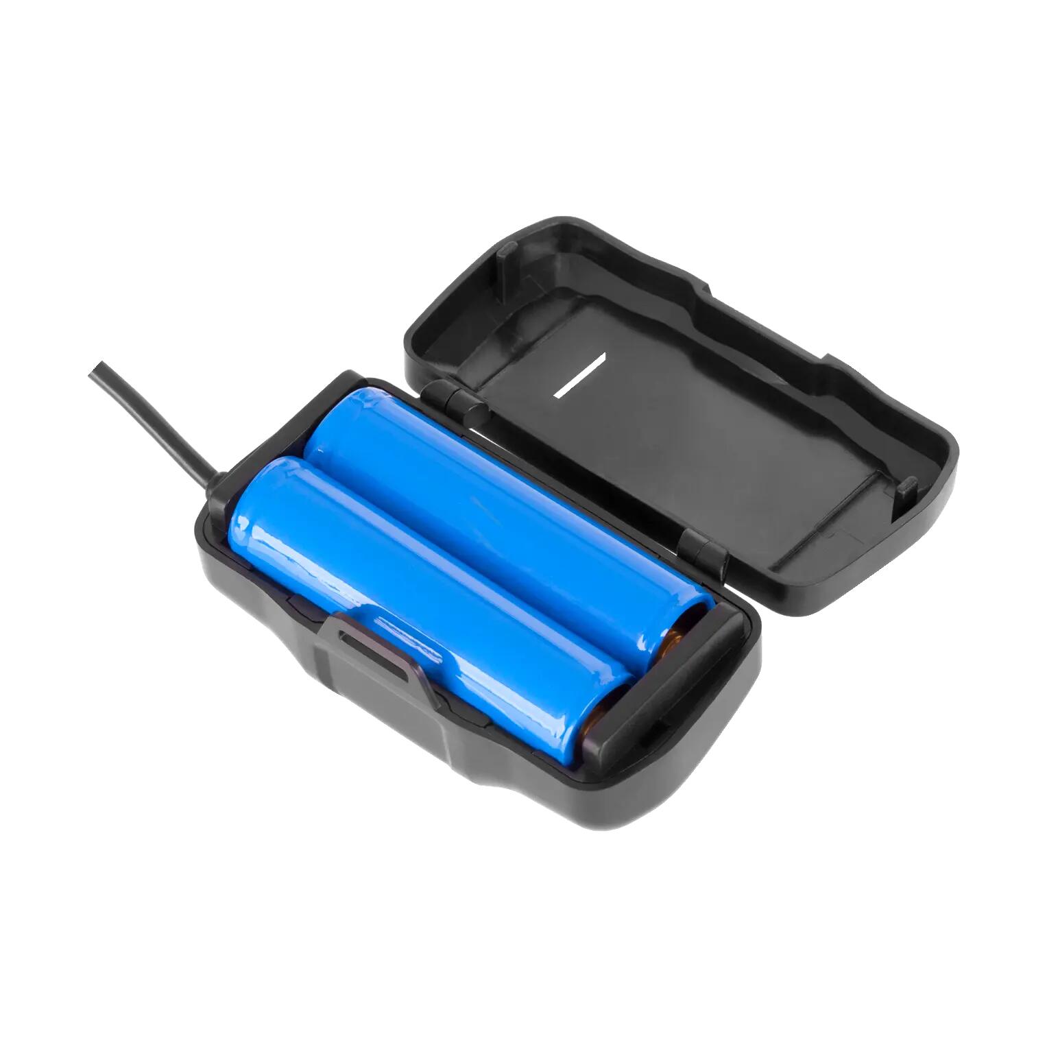 Akumulatorowa latarka czołowa 10W zoom aluminium Rebel 300 lm zasięg 200 m 3/5