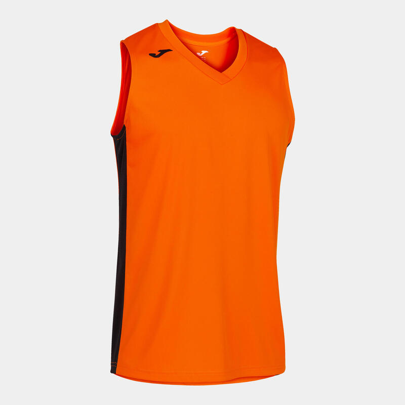 Camiseta Sin Mangas Baloncesto Niños Joma Cancha III Naranja