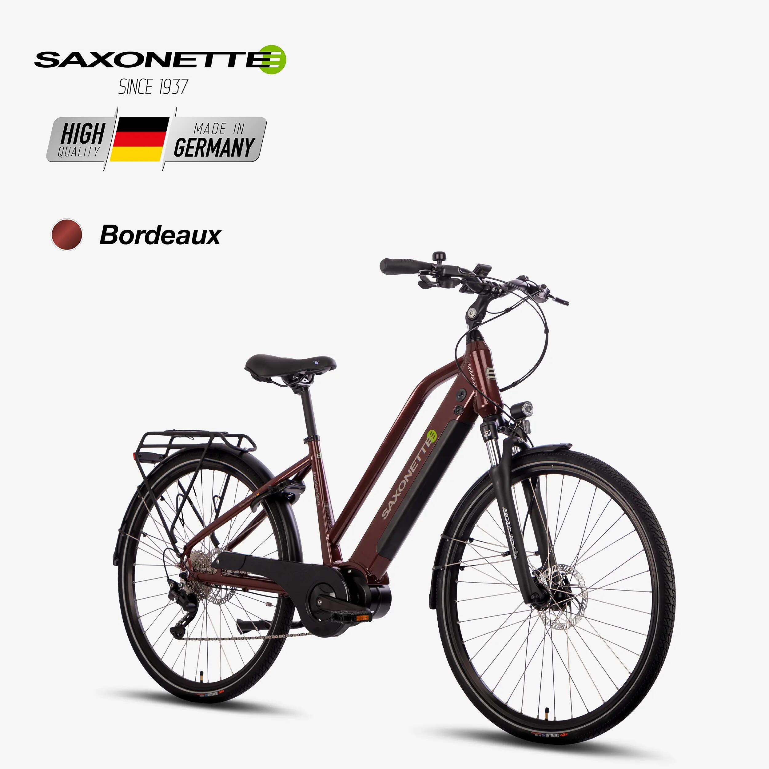 PREMIUM SPORT TRAPEZ E-Bike 250W Motore Centrale 90Nm, 522Wh, Shimano Deore 2/2