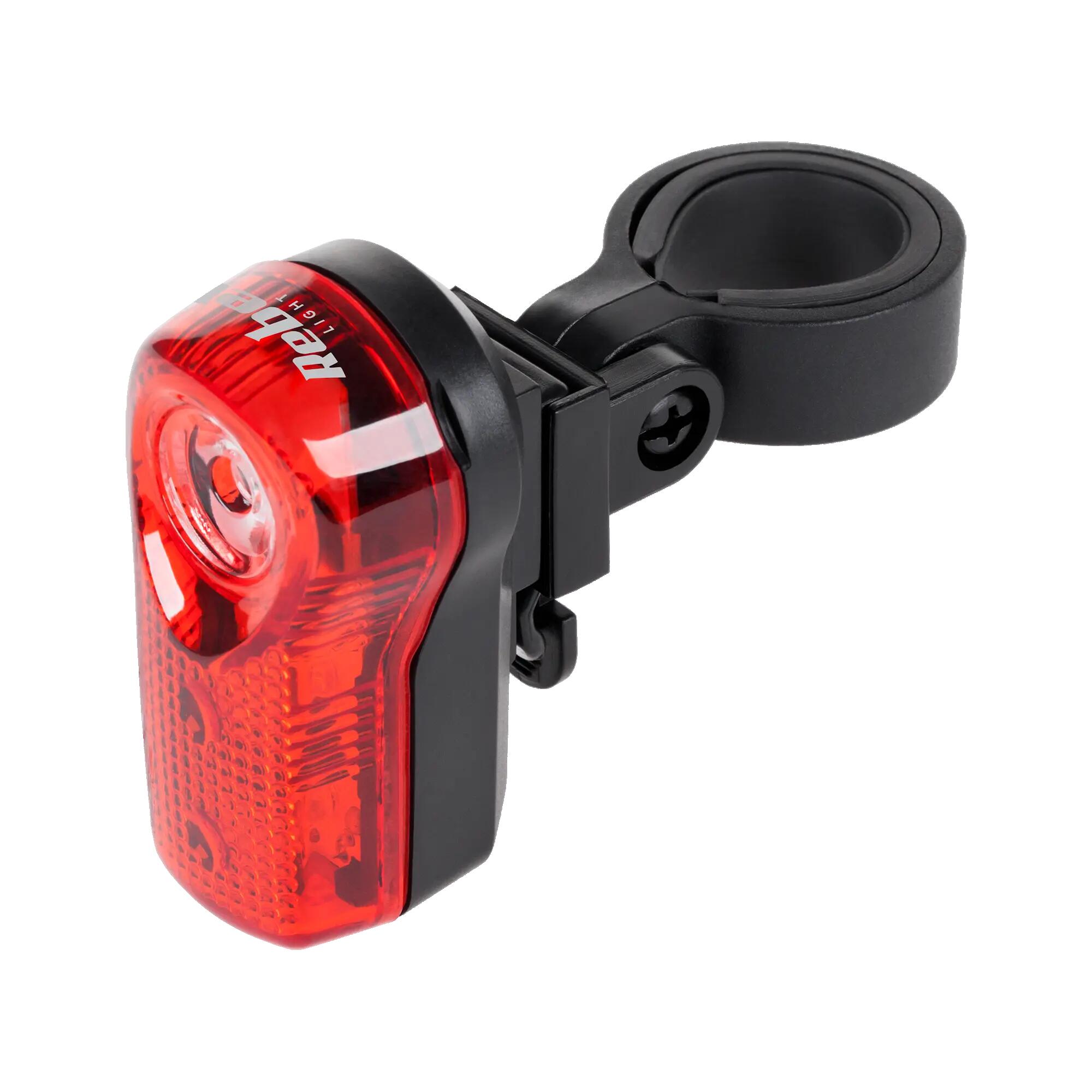 Lampka rowerowa tylna przednia latarka komplet LED AAA Rebel 4/5
