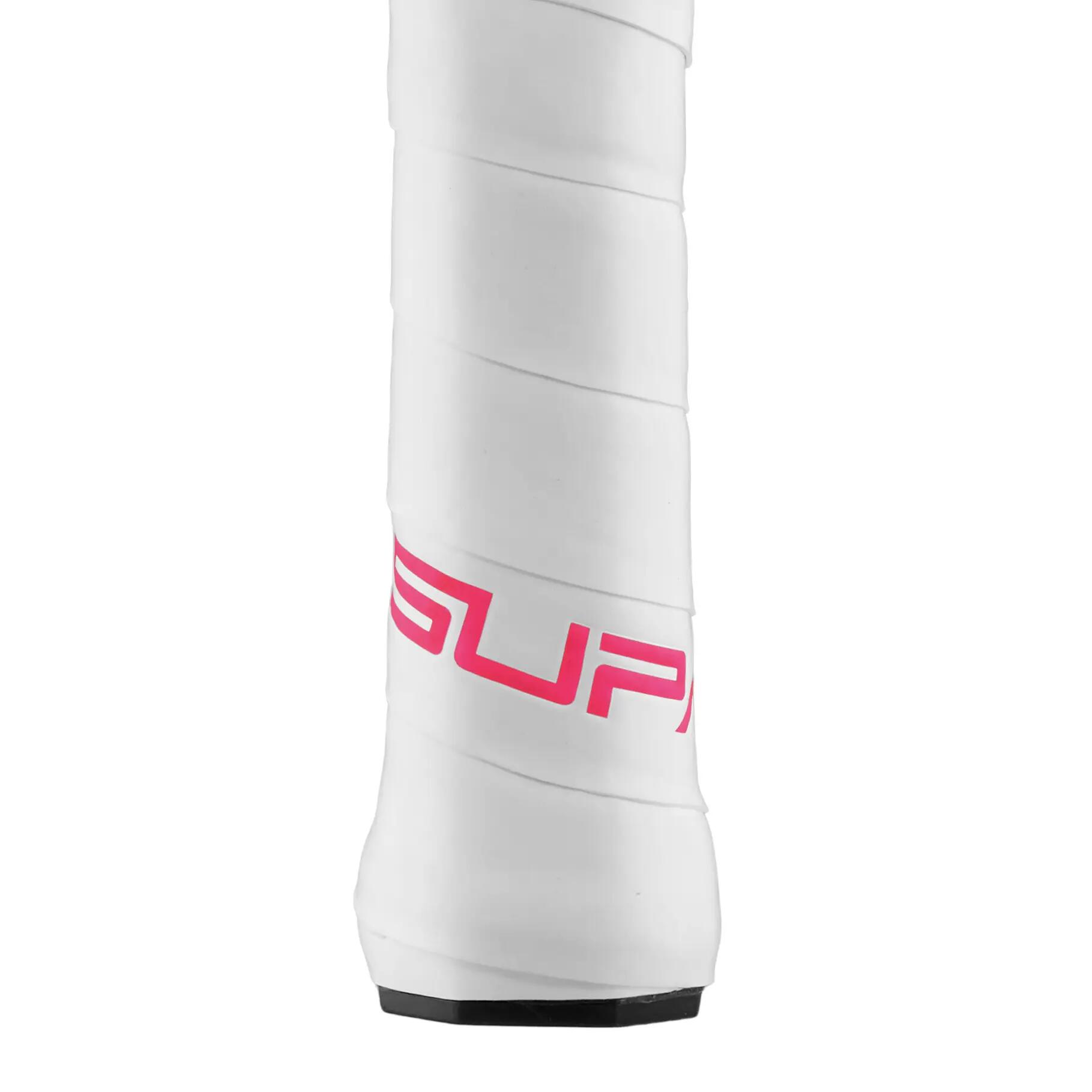 Supacaz Super Sticky Kush-Pickleball basisgrip- White/Neon Pink 3/5