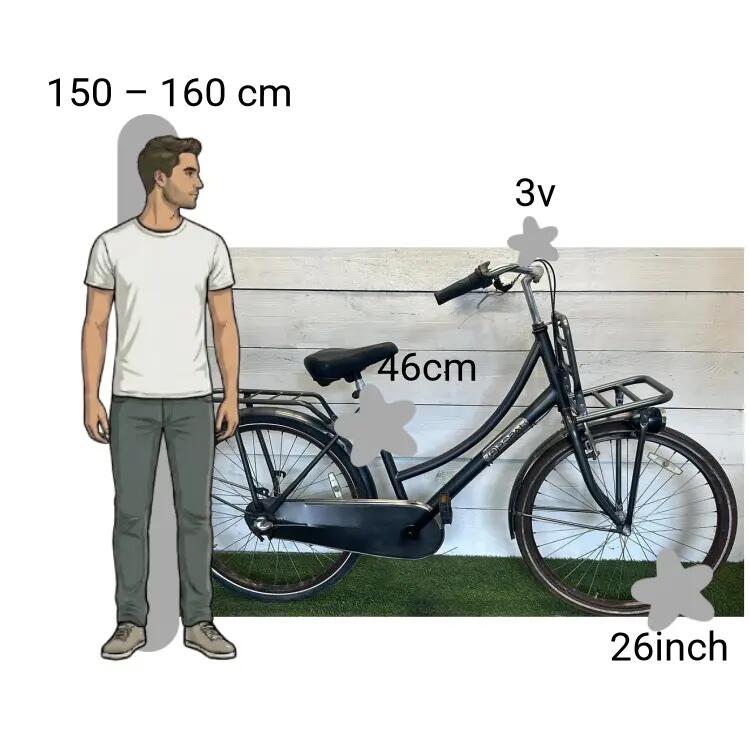 Bicicletta usata Popal Transportfiets 2/4