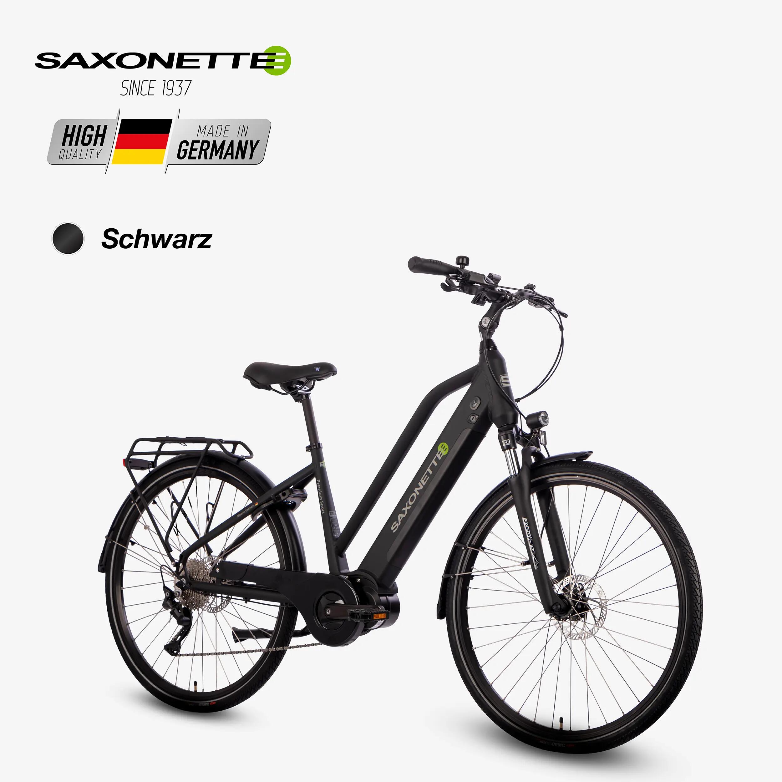 PREMIUM SPORT TRAPEZ E-Bike 250W Motore Centrale 90Nm, 522Wh, Shimano Deore 2/2