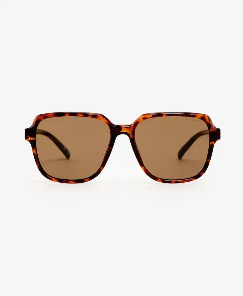 superdry occhiali da sole oversize con montatura quadrata – Tortoiseshell / 3/7
