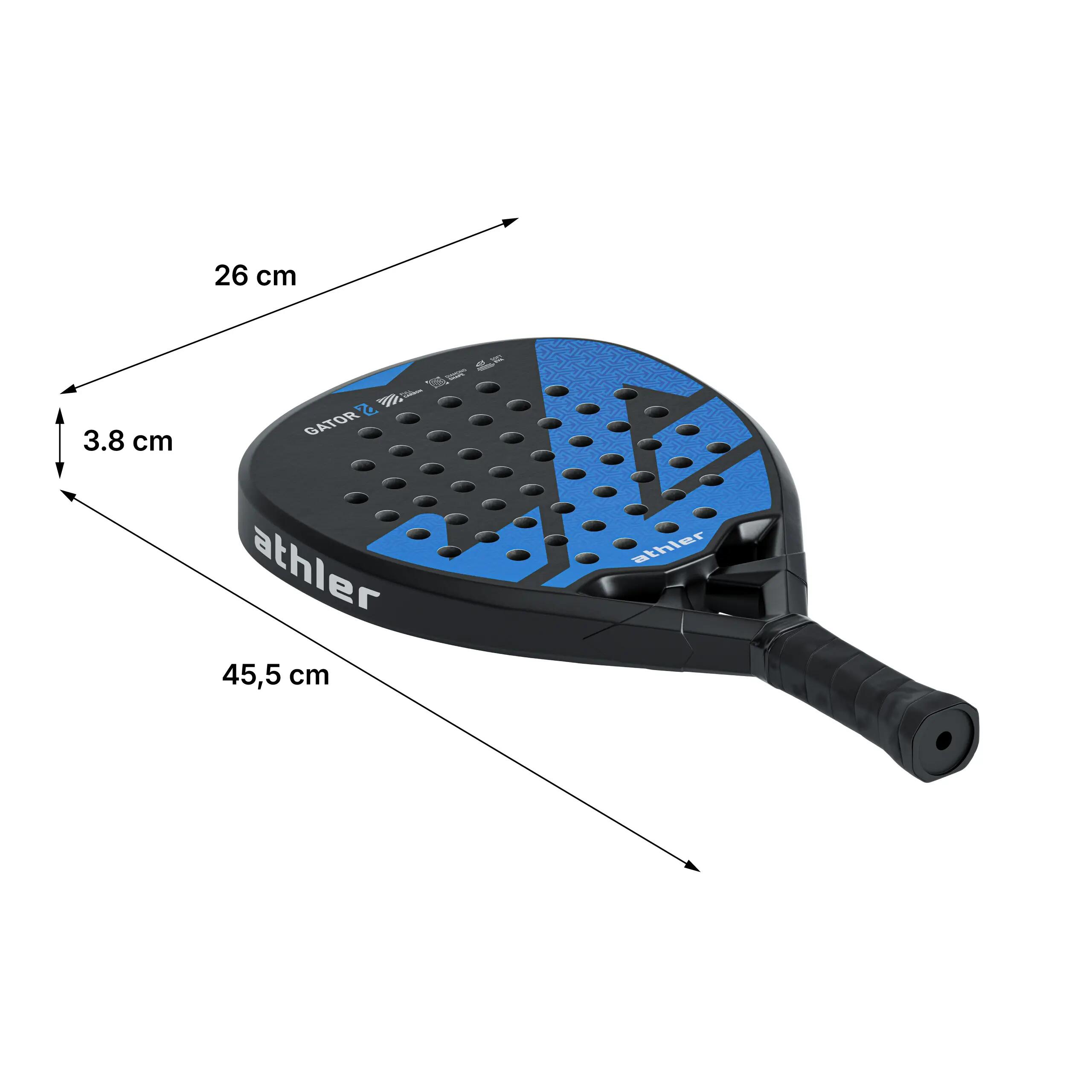 Rakieta do padla z pokrowcem, Athler Gator 10 Blue 6/7