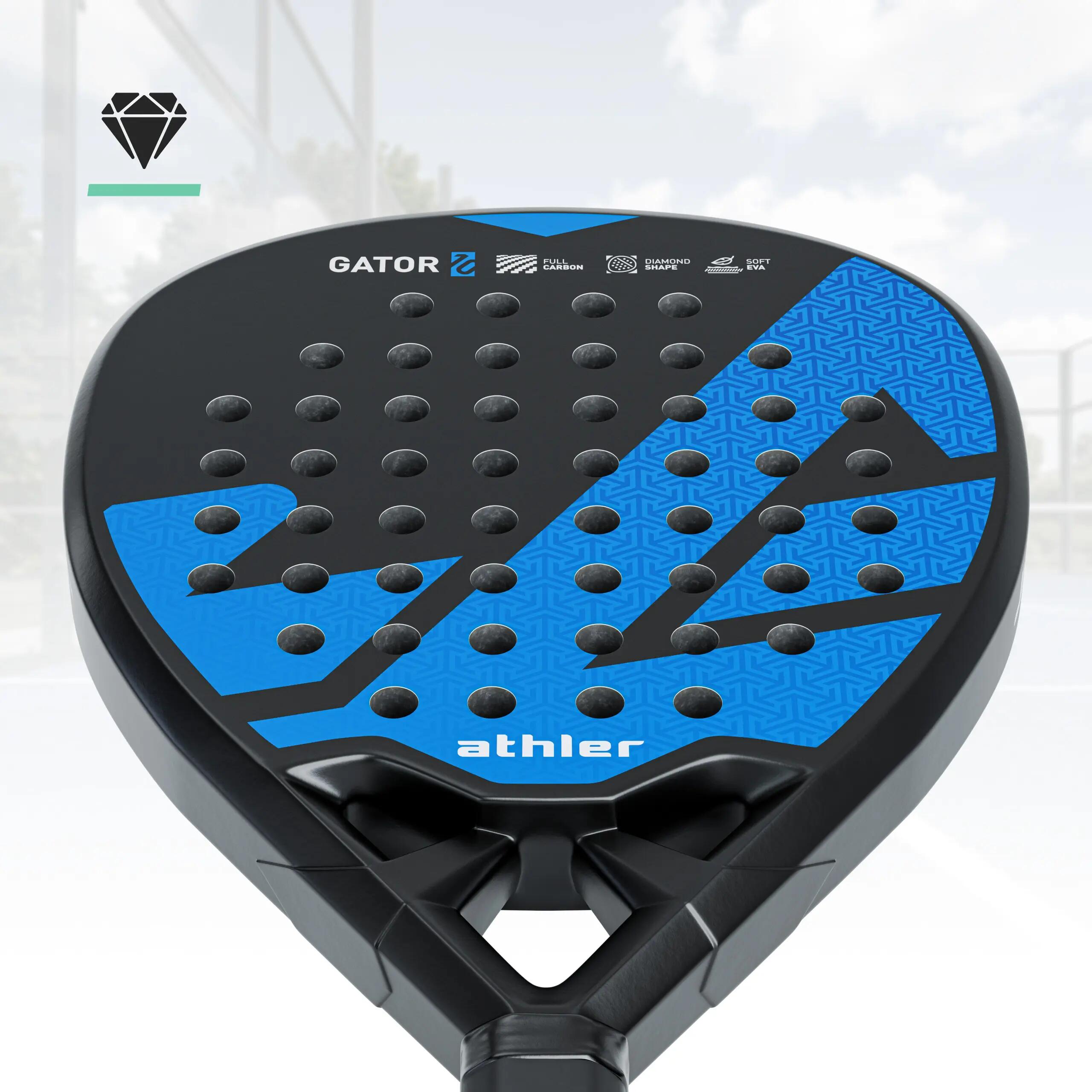 Rakieta do padla z pokrowcem, Athler Gator 10 Blue 5/7