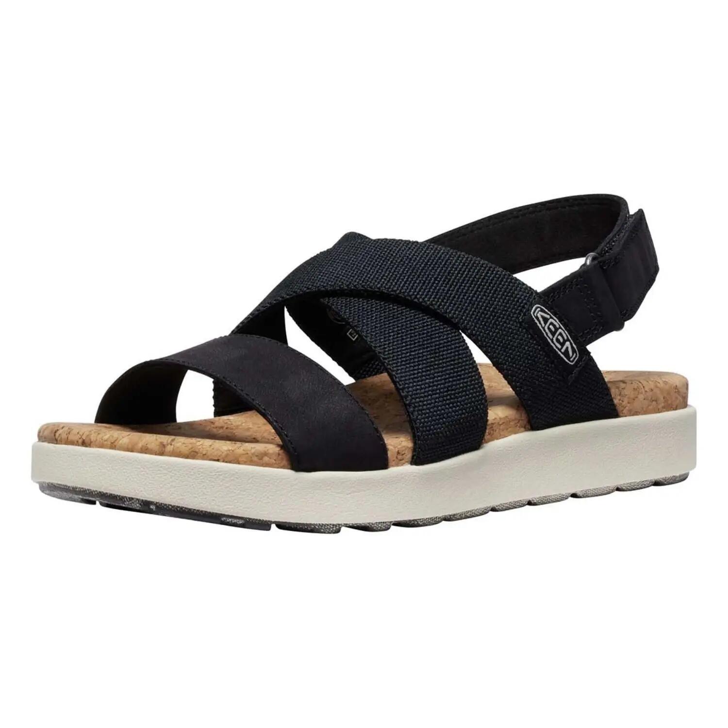 Keen Elle Criss Cross Damen Sportsandalen Schwarz 5/7