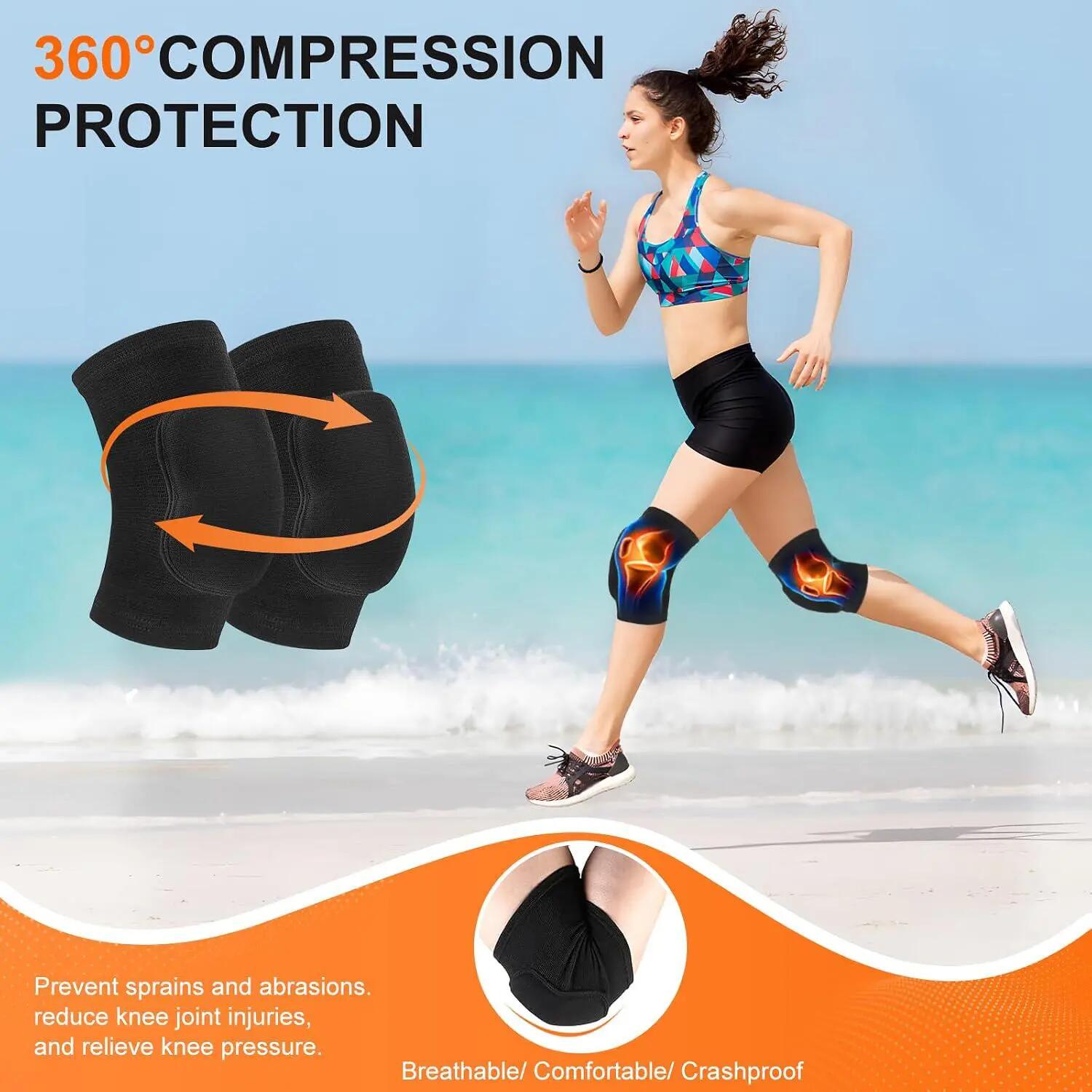 Genouillère de volley-ball unisexe pour garçons et filles, pour la protection de 3/6